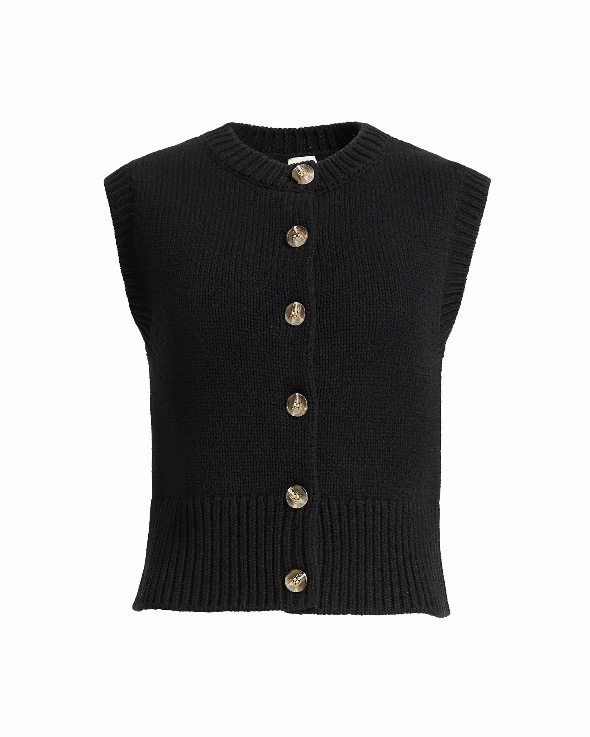 Button Front Vest sold by Anne Klein product image thumbnail 2