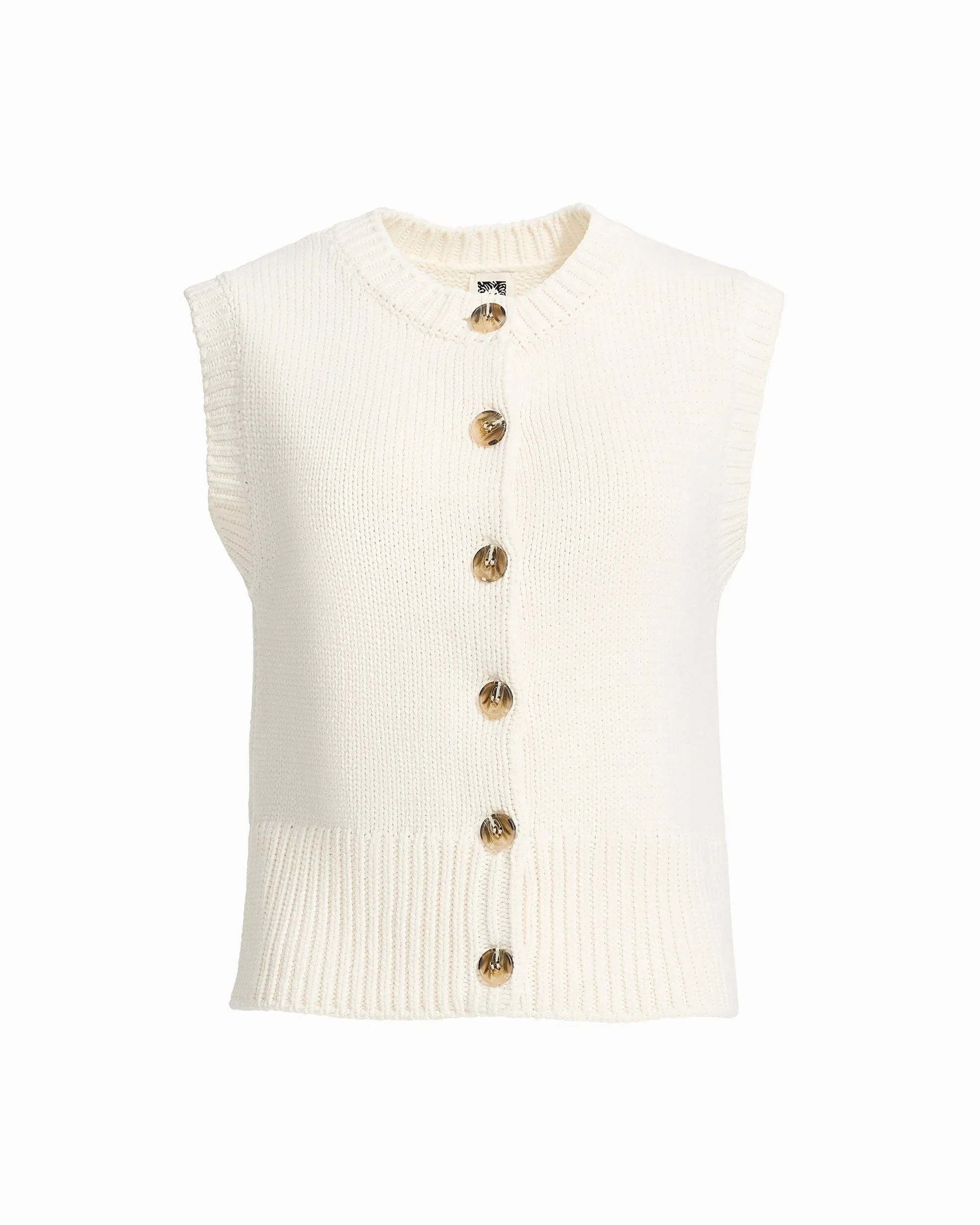 Button Front Sweater Vest sold by Anne Klein product image thumbnail 2