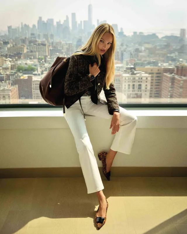 Petite Framed Button Jacket sold by Anne Klein