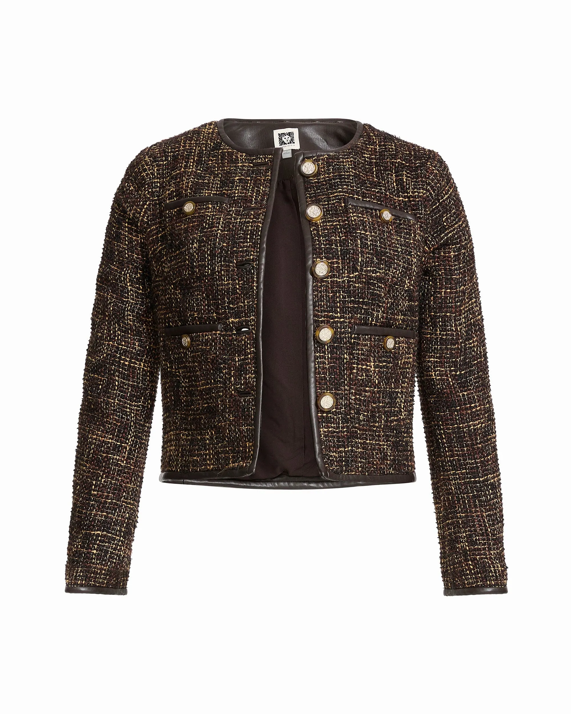 Petite Framed Button Jacket sold by Anne Klein product image thumbnail 3