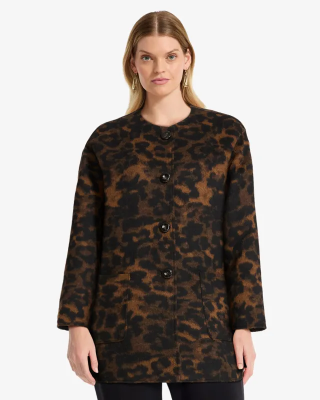 Leopard Topper sold by Anne Klein