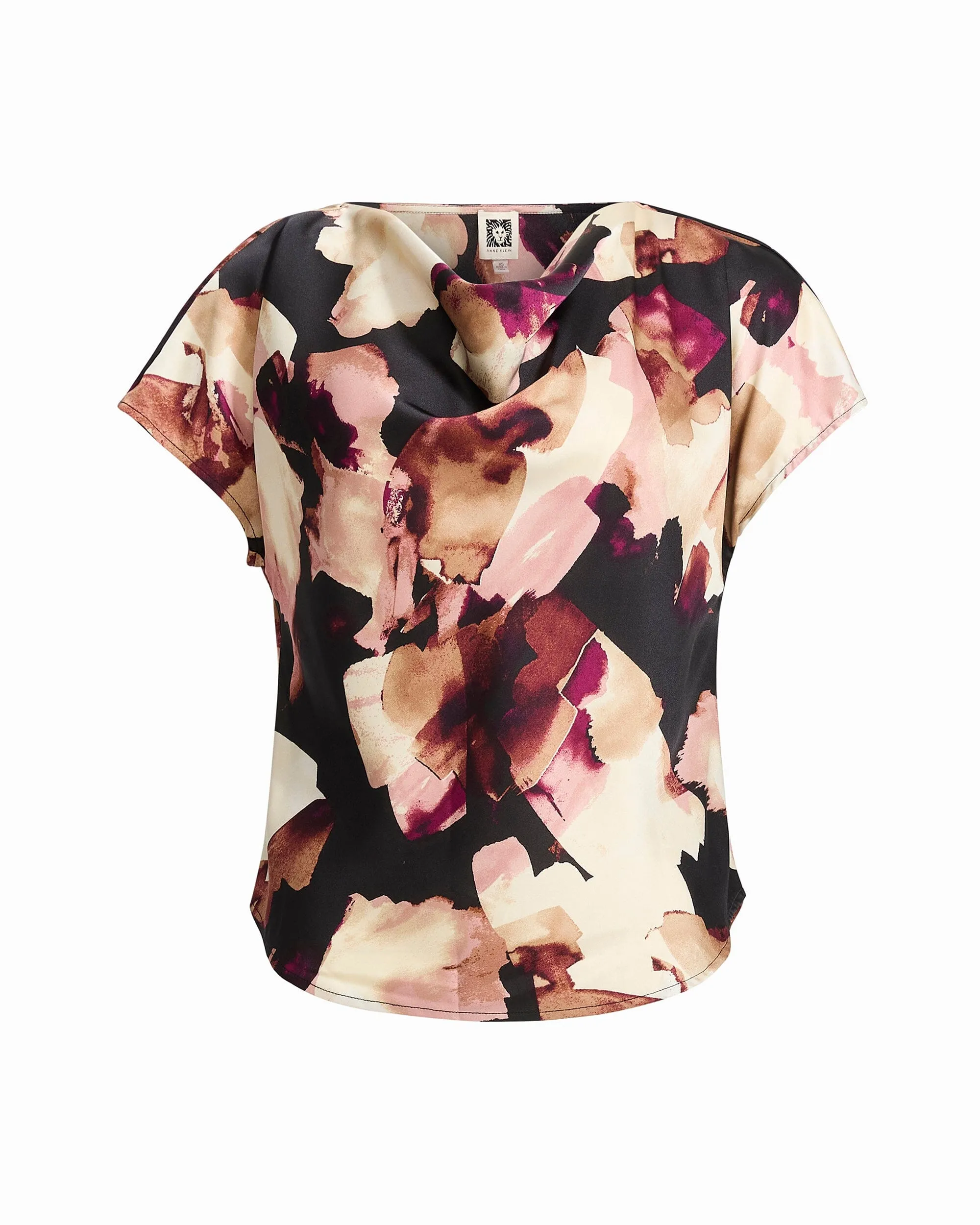 Plus Cowl Neck Short Sleeve Blouse sold by Anne Klein product image thumbnail 2