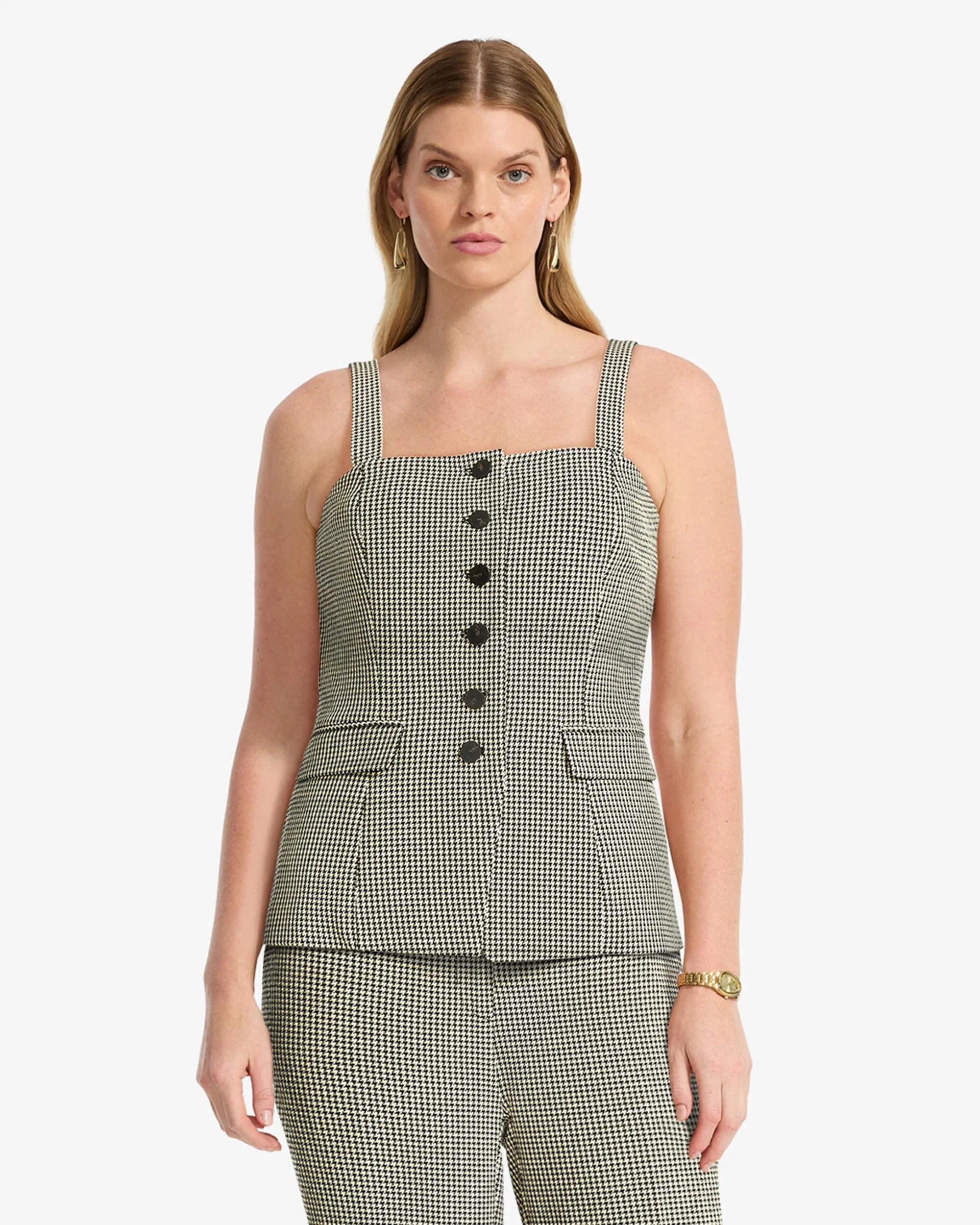 Front Button Vest sold by Anne Klein product image thumbnail 3