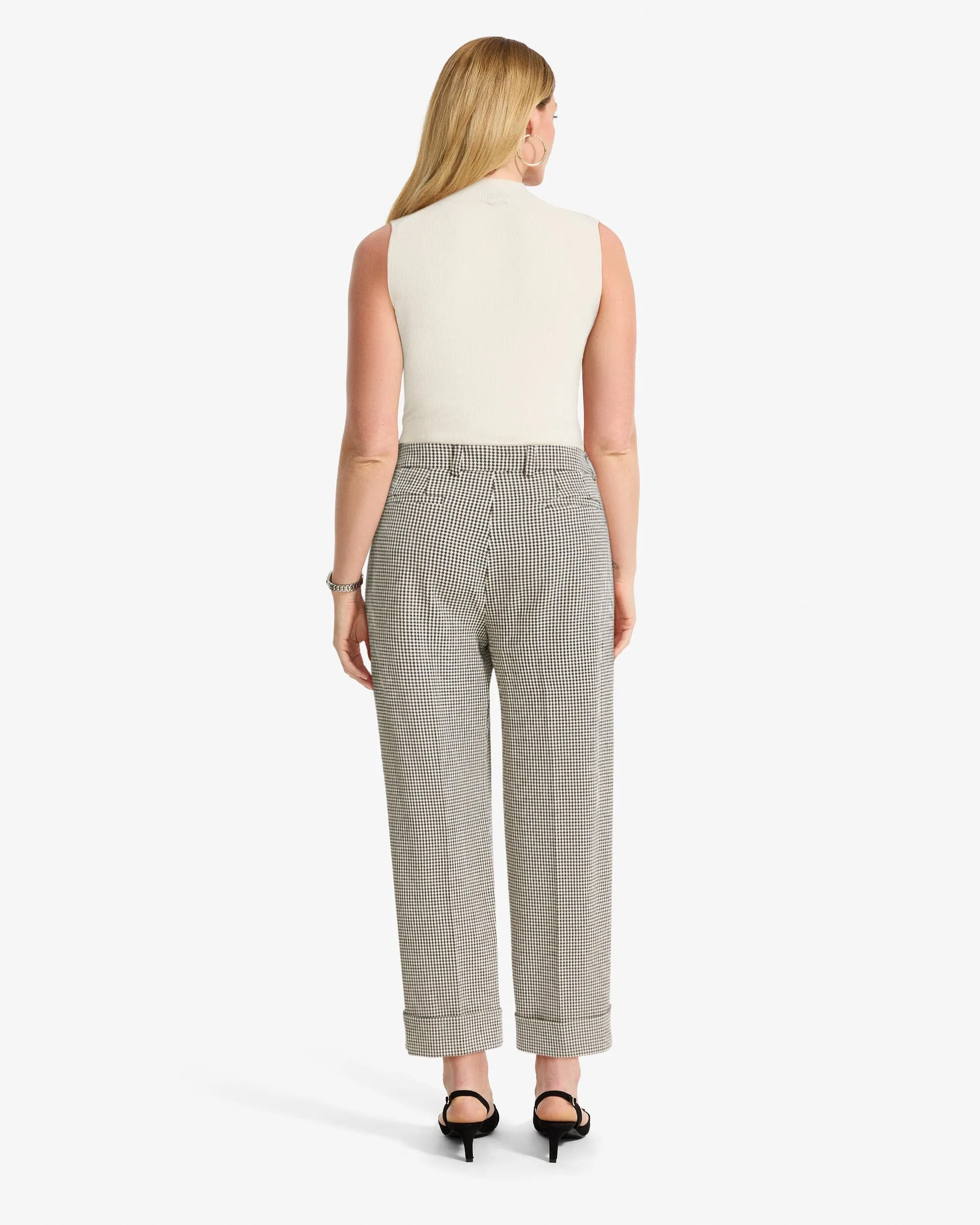 Cuffed Crop Pant sold by Anne Klein product image thumbnail 4