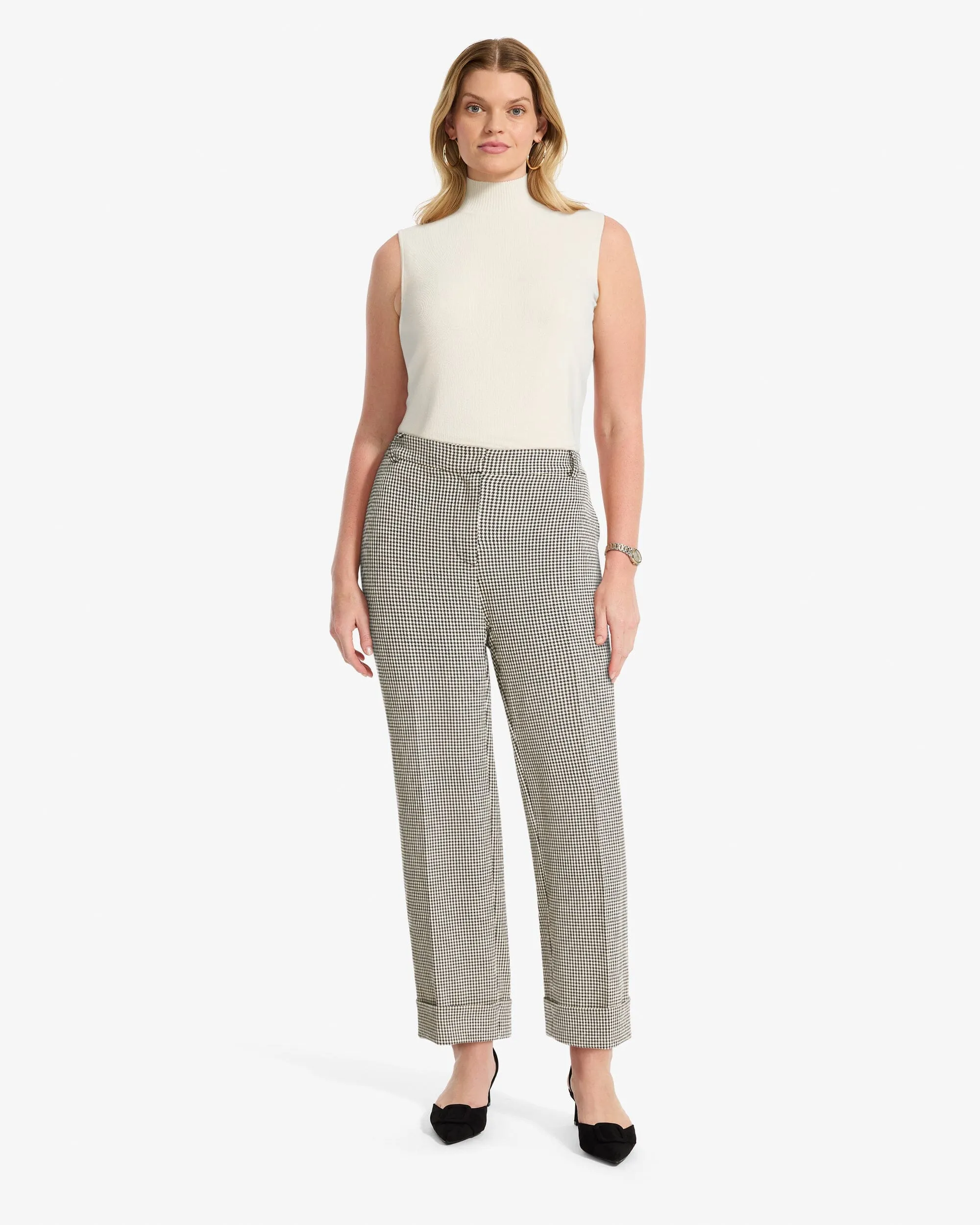 Cuffed Crop Pant sold by Anne Klein product image thumbnail 5