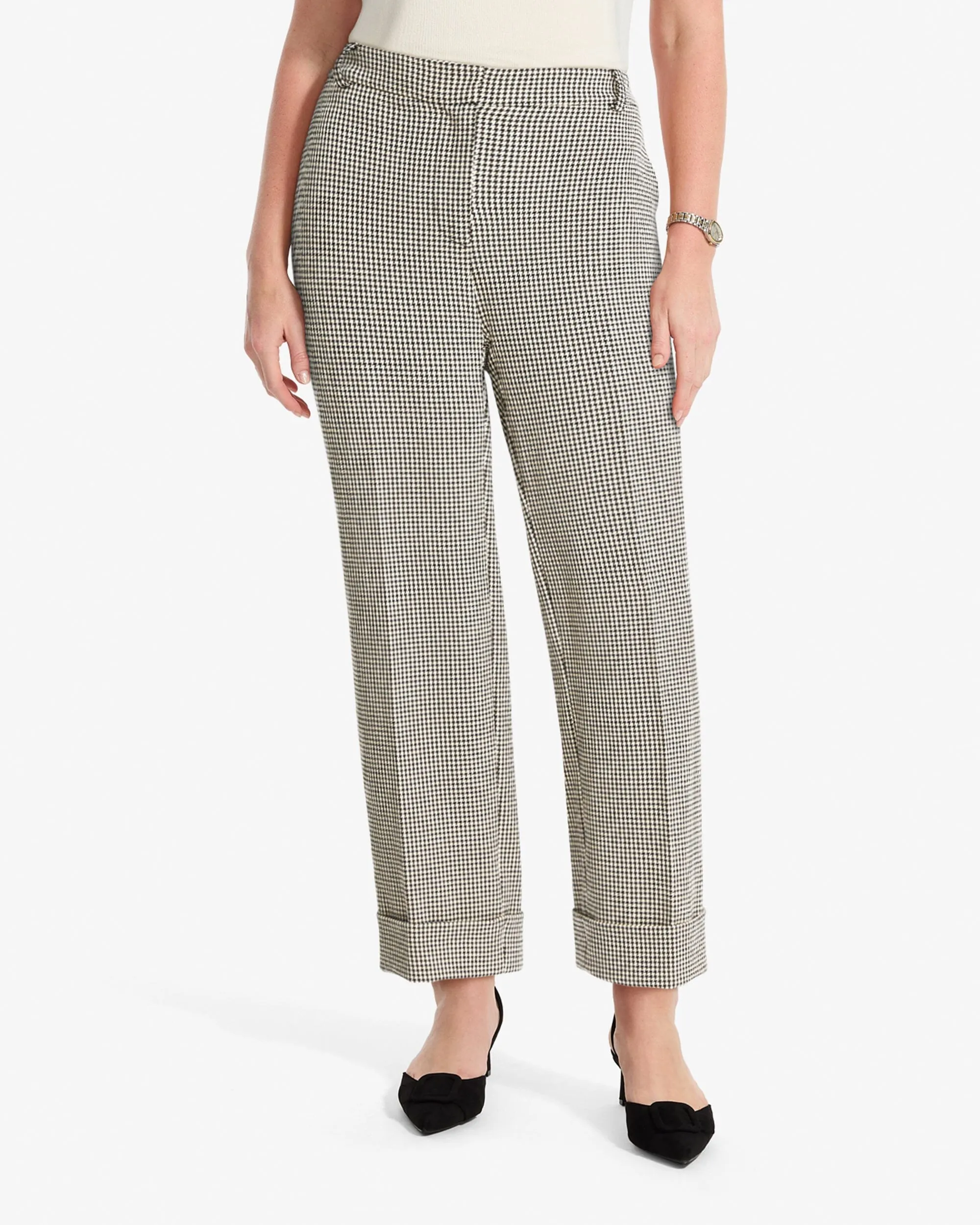 Cuffed Crop Pant sold by Anne Klein product image thumbnail 2