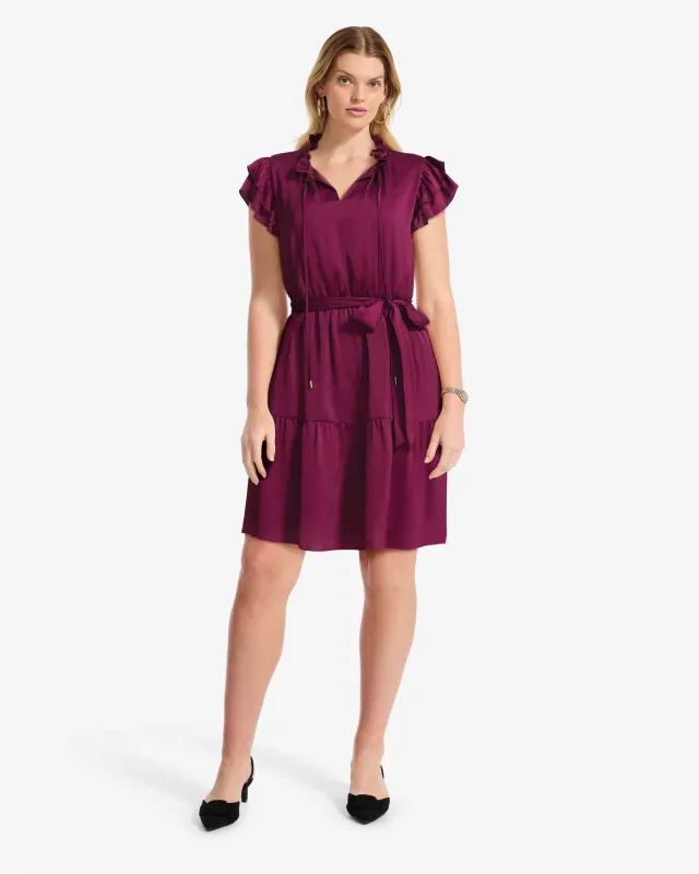 Flutter Sleeve Dress sold by Anne Klein