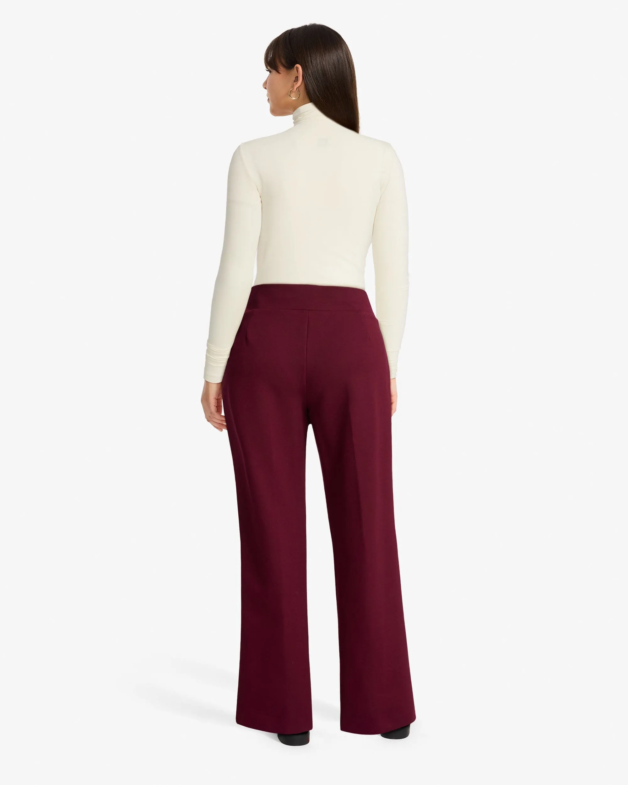 Plus Wide Leg Trouser sold by Anne Klein product image thumbnail 3