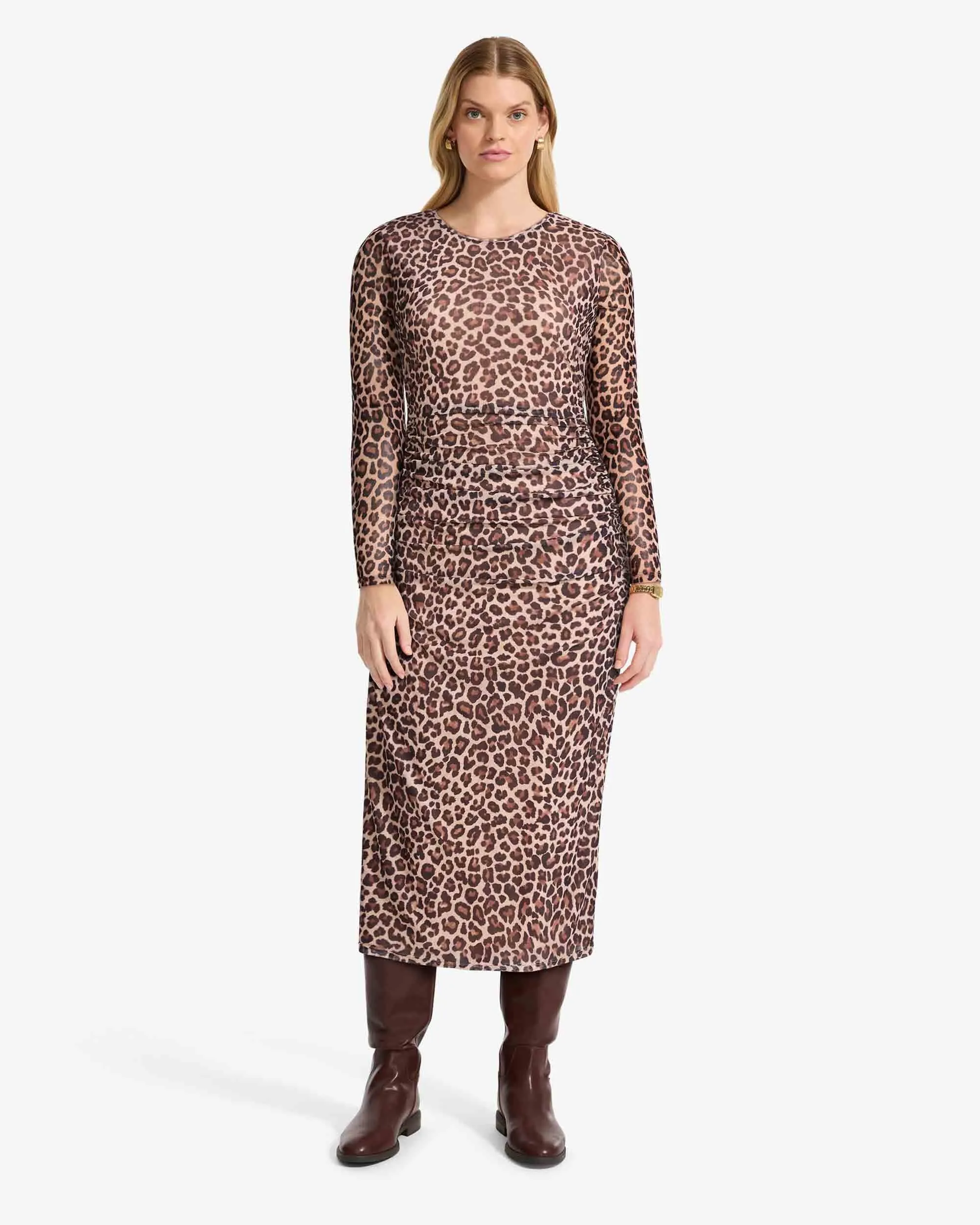Long Sleeve Midi Modern Dress sold by Anne Klein