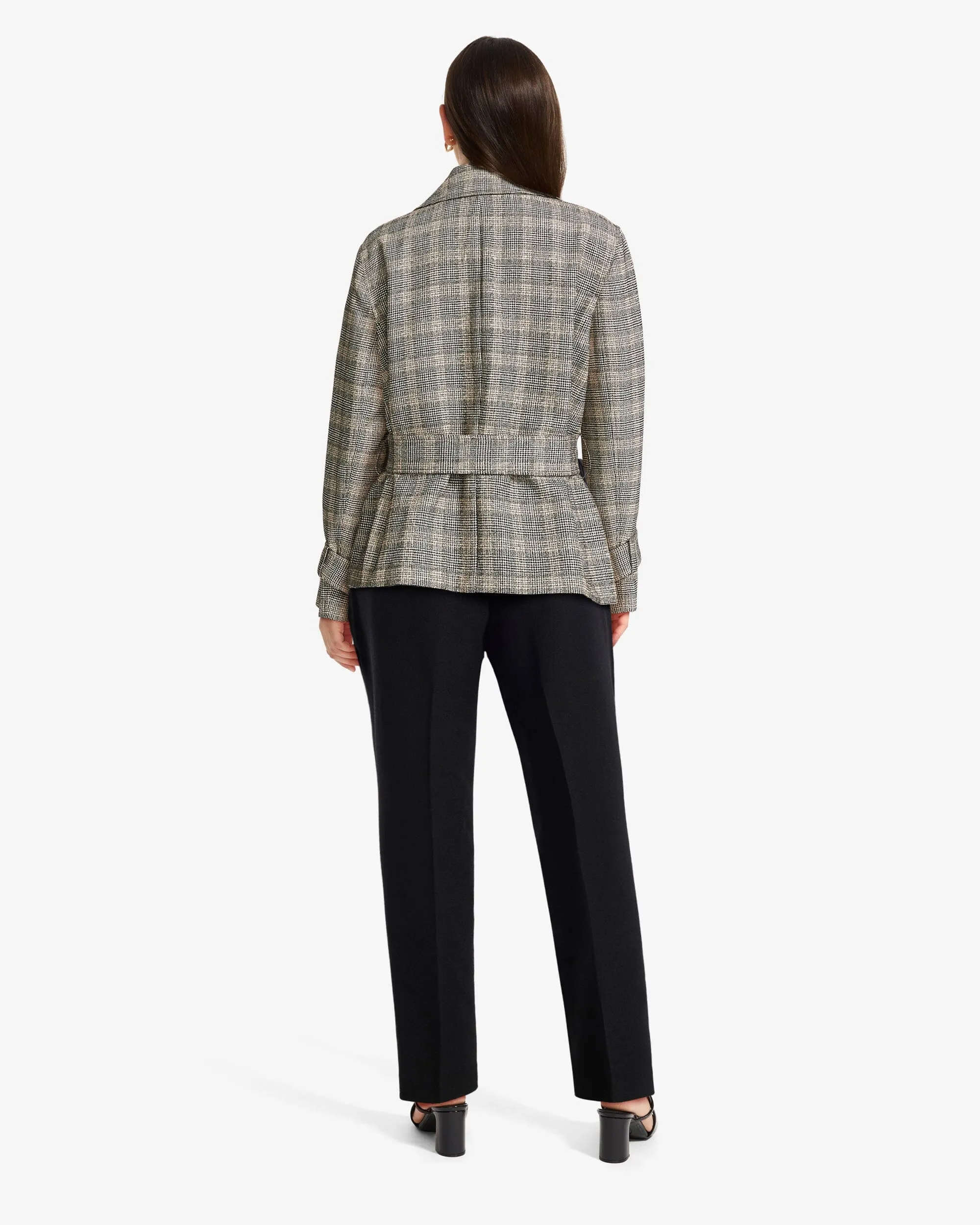 Short Belted Trench Coat sold by Anne Klein product image thumbnail 4