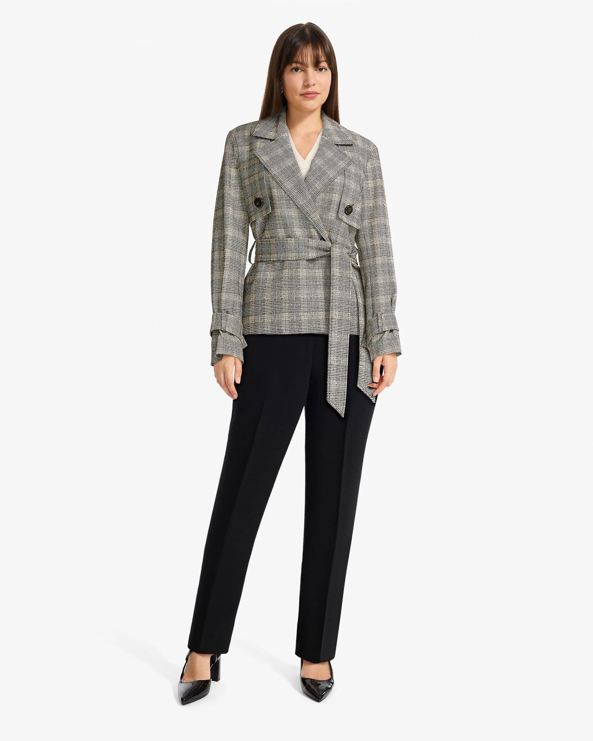 Short Belted Trench Coat sold by Anne Klein