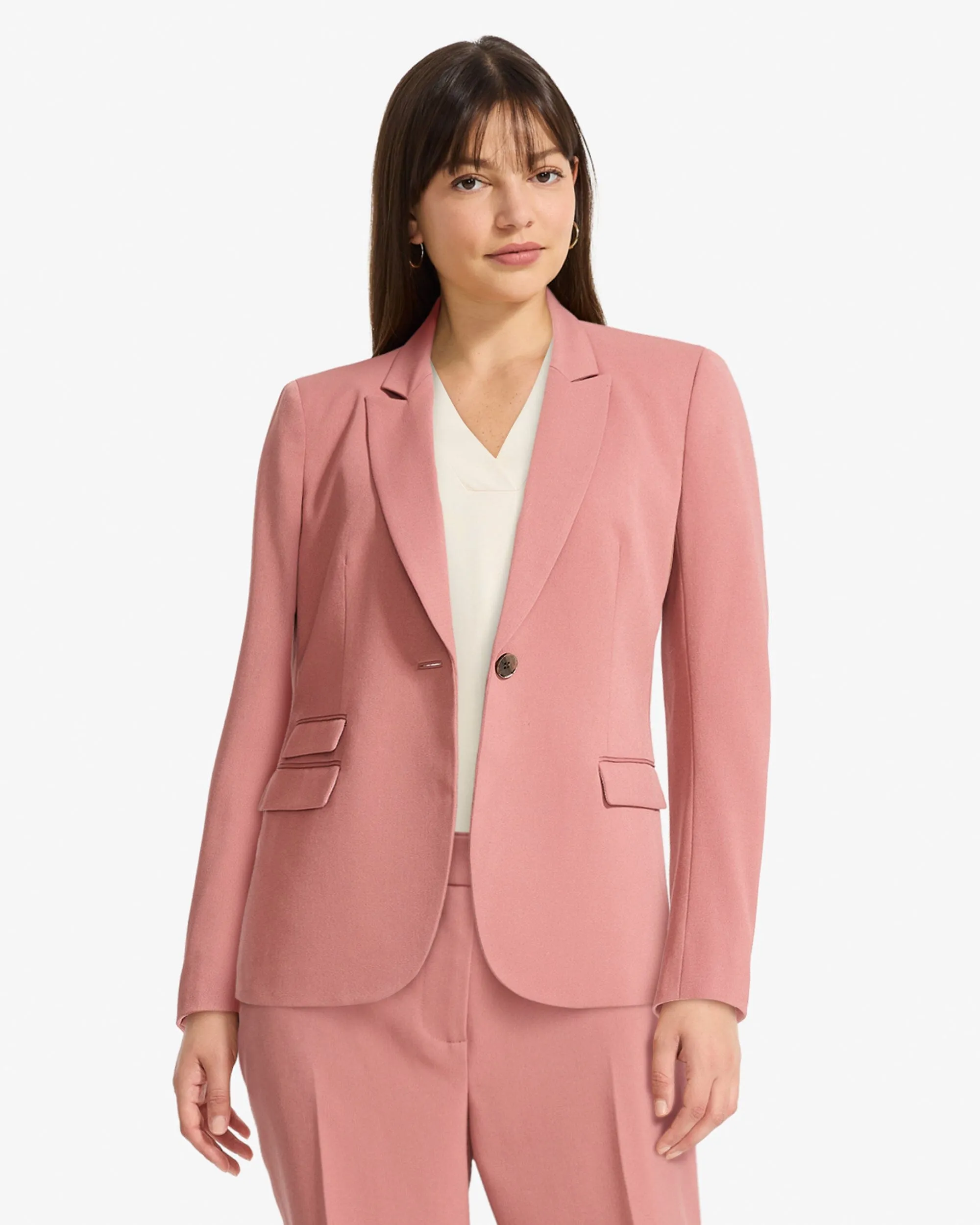 Triple Pocket Notched Jacket sold by Anne Klein