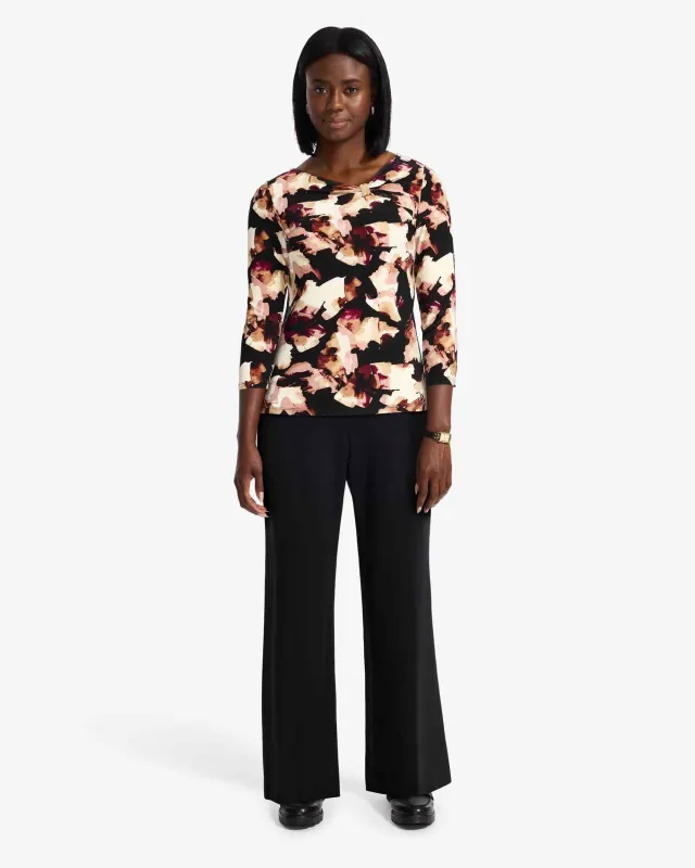 Asymmetric Twist Knot Top sold by Anne Klein