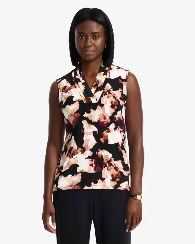 Plus Triple Pleat Top sold by Anne Klein