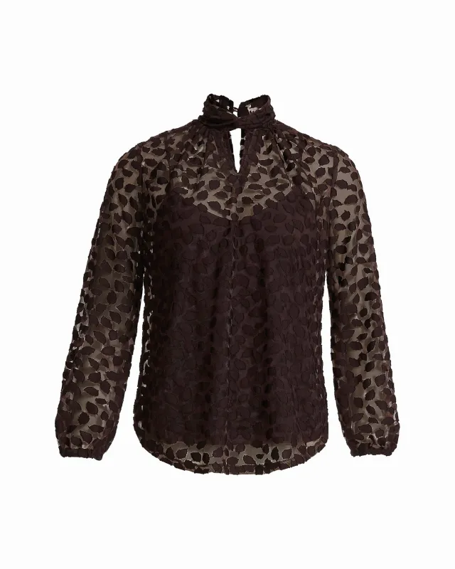 Shirred Neckline Blouson sold by Anne Klein