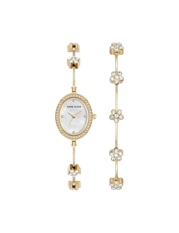 Delicate Crystal Accented Watch Set sold by Anne Klein