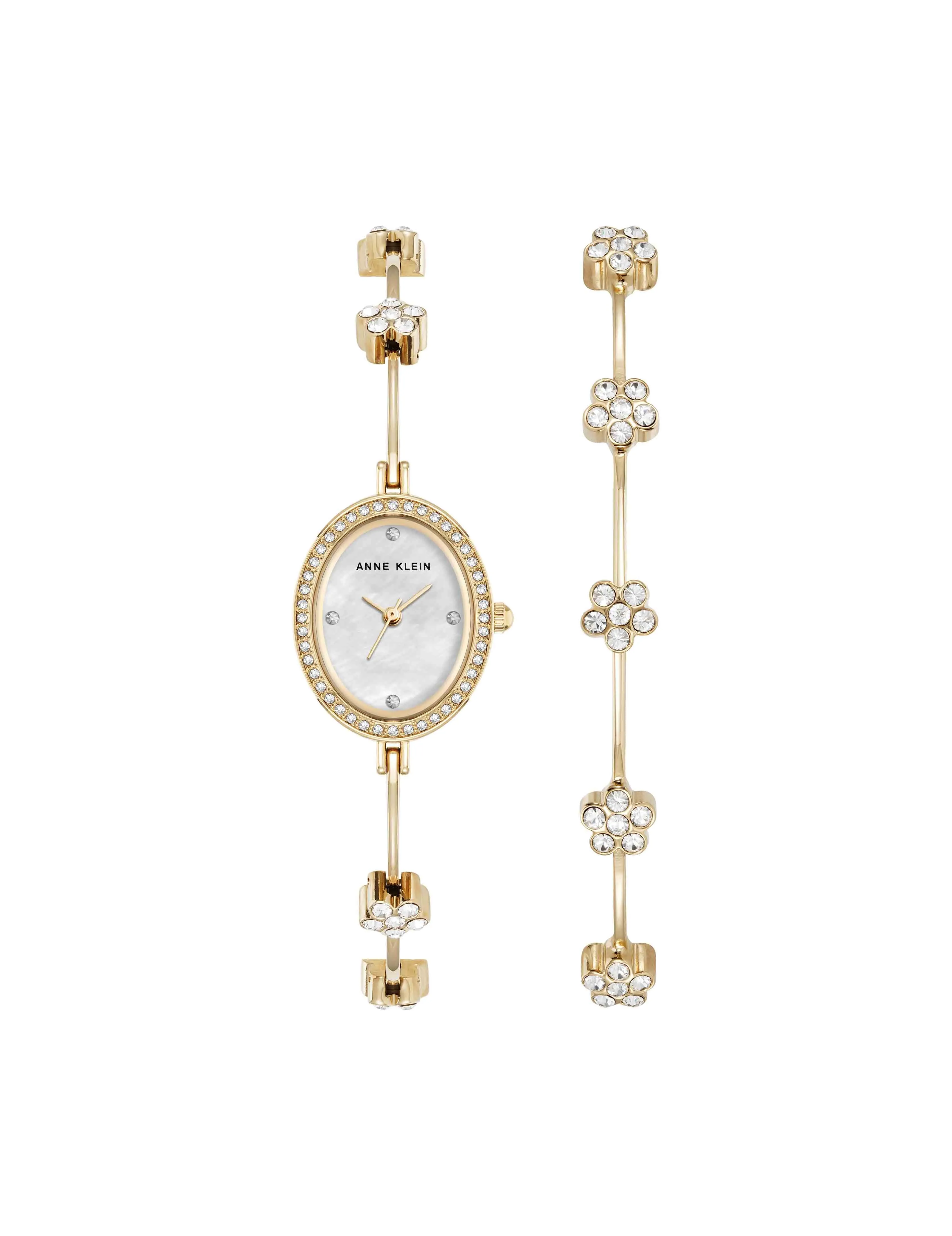 Delicate Crystal Accented Watch Set sold by Anne Klein