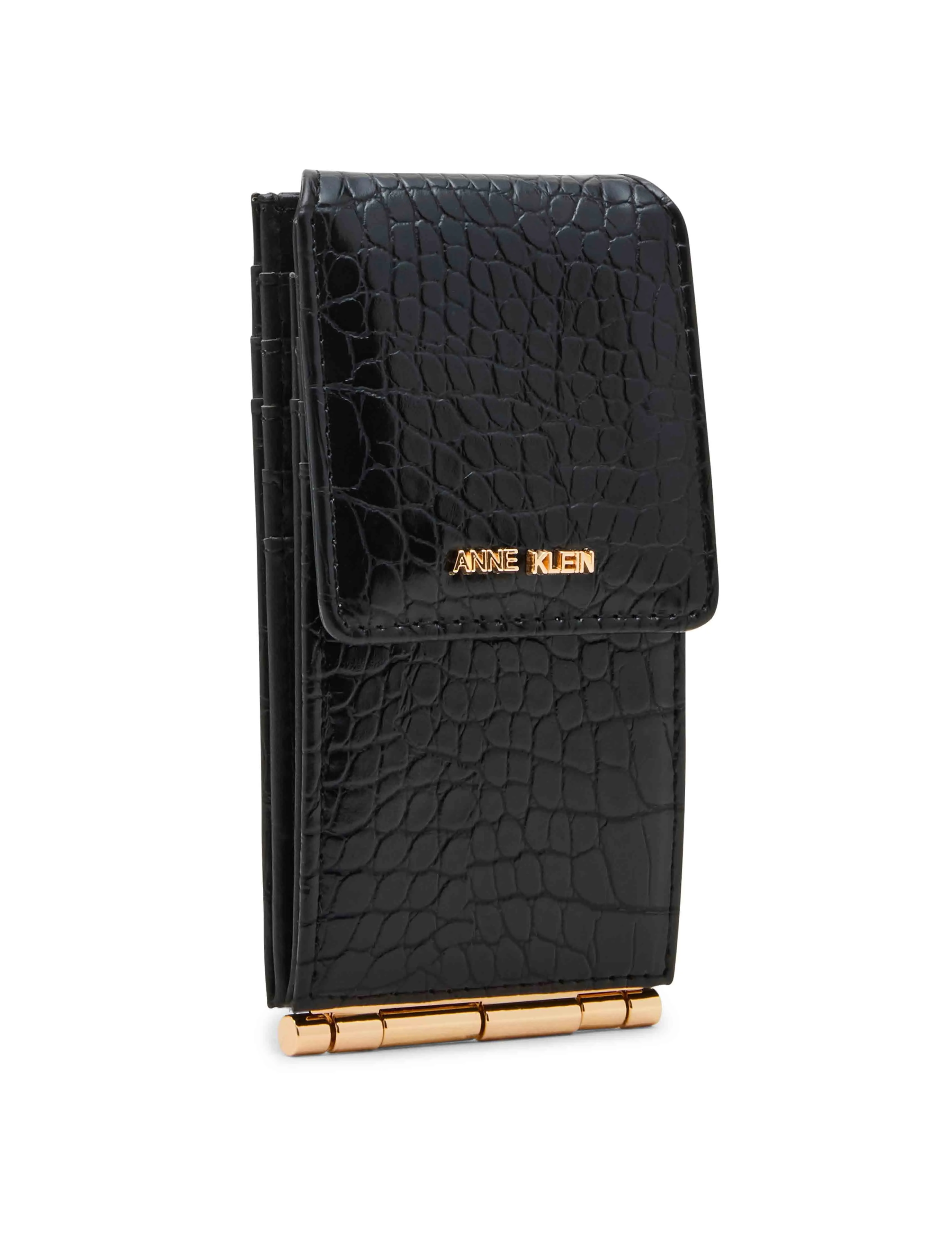 Emboss Croc Flap Wallet sold by Anne Klein product image thumbnail 5