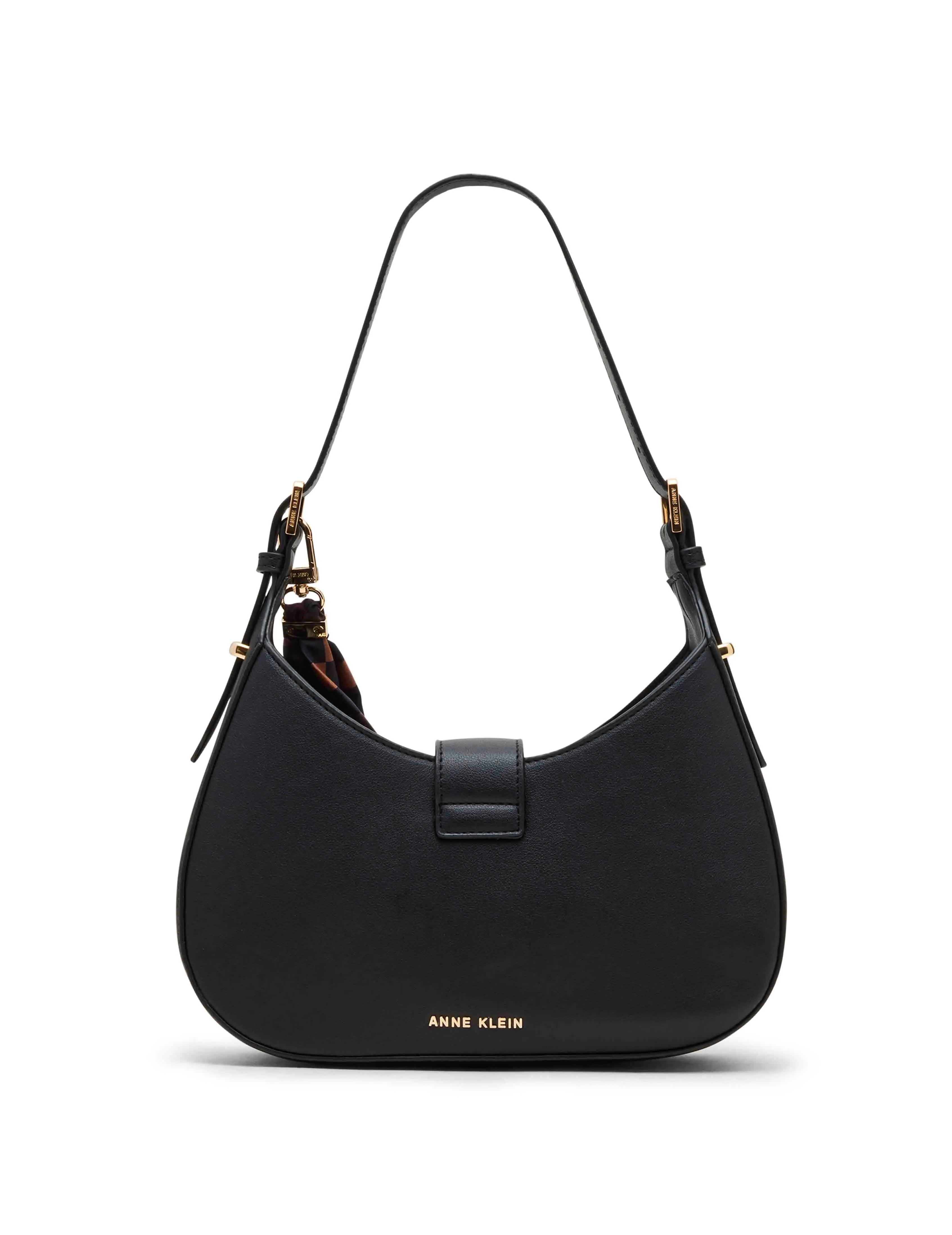 Small Curved Shoulder Bag with Convertible Strap sold by Anne Klein product image thumbnail 5