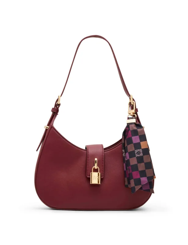 Small Curved Shoulder Bag with Convertible Strap sold by Anne Klein