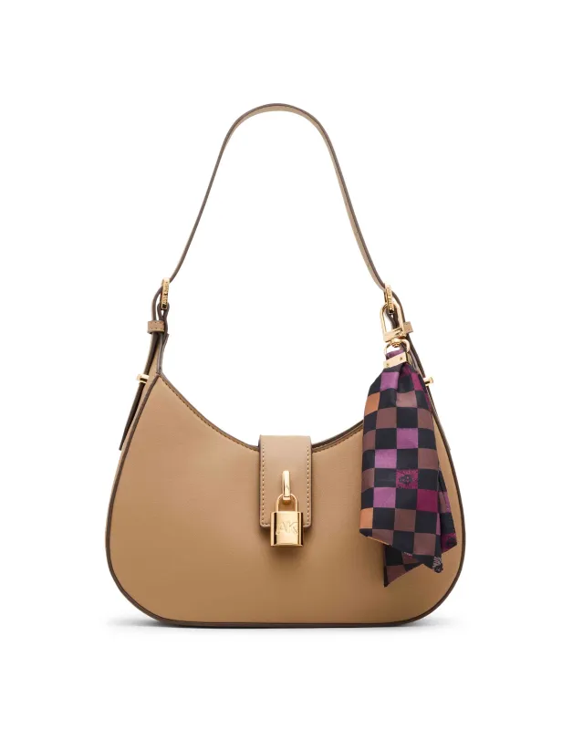 Small Curved Shoulder Bag with Convertible Strap sold by Anne Klein