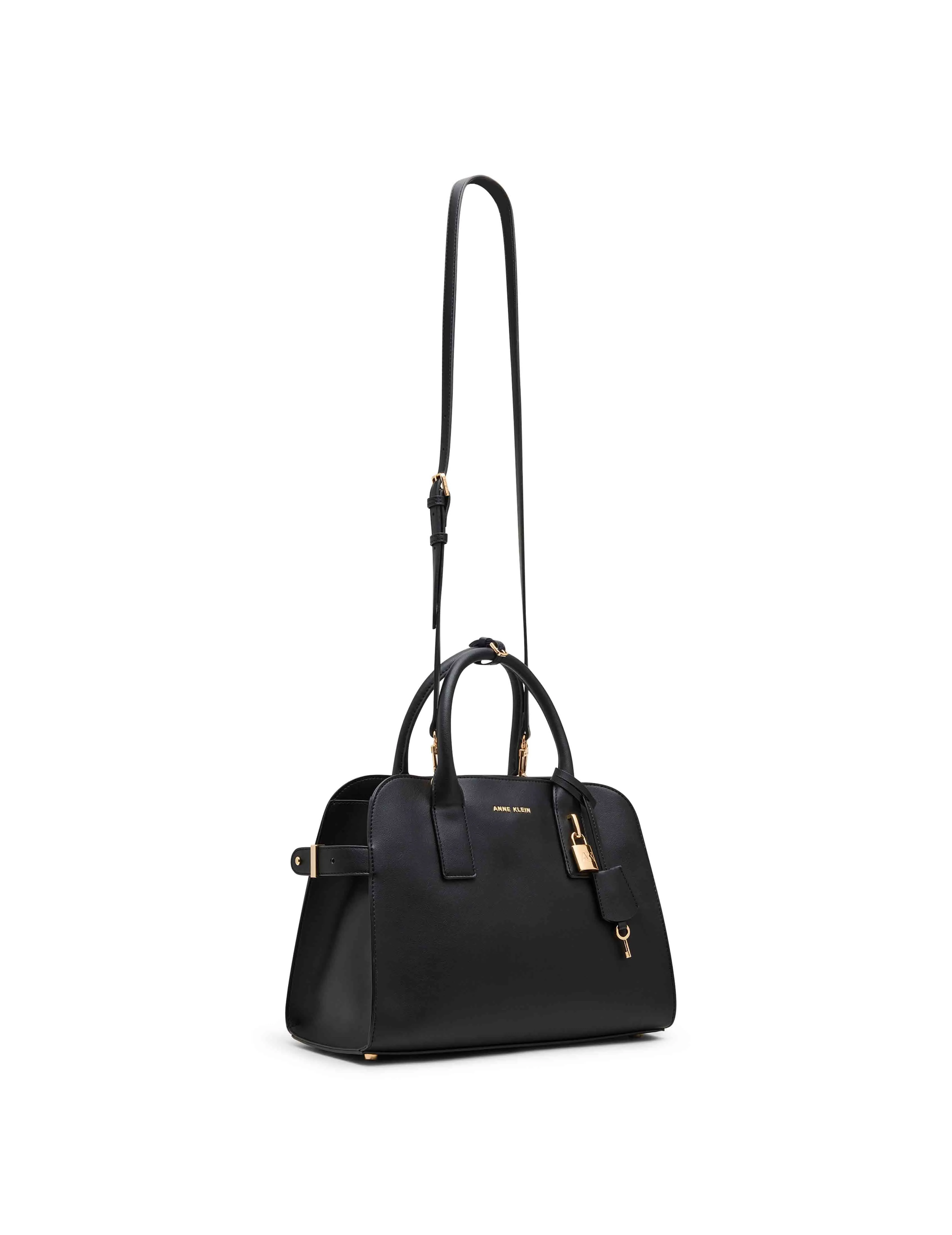 Small Curved Satchel with Convertible Strap sold by Anne Klein product image thumbnail 2