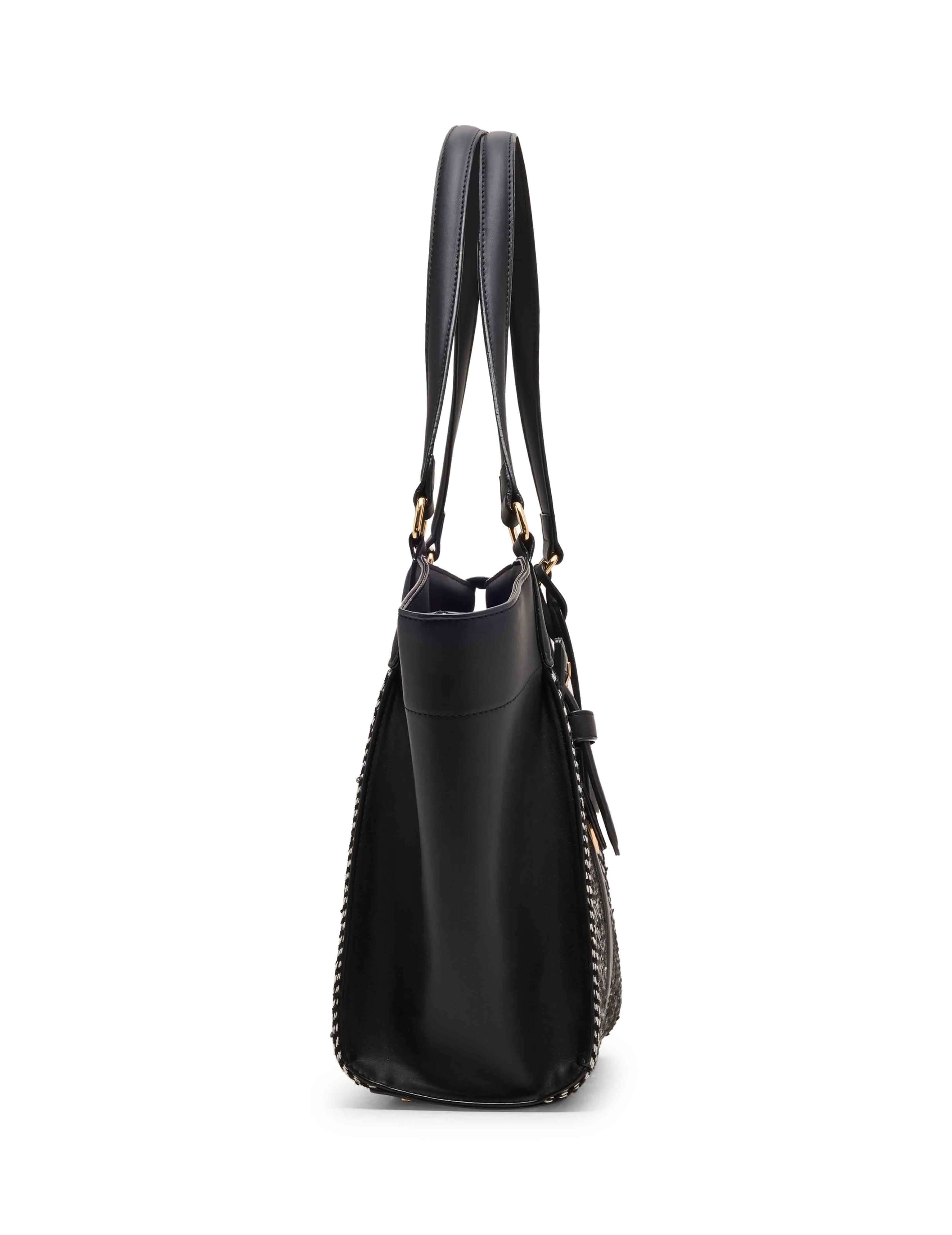 Medium Herringbone Tote with Convertible Strap sold by Anne Klein product image thumbnail 4