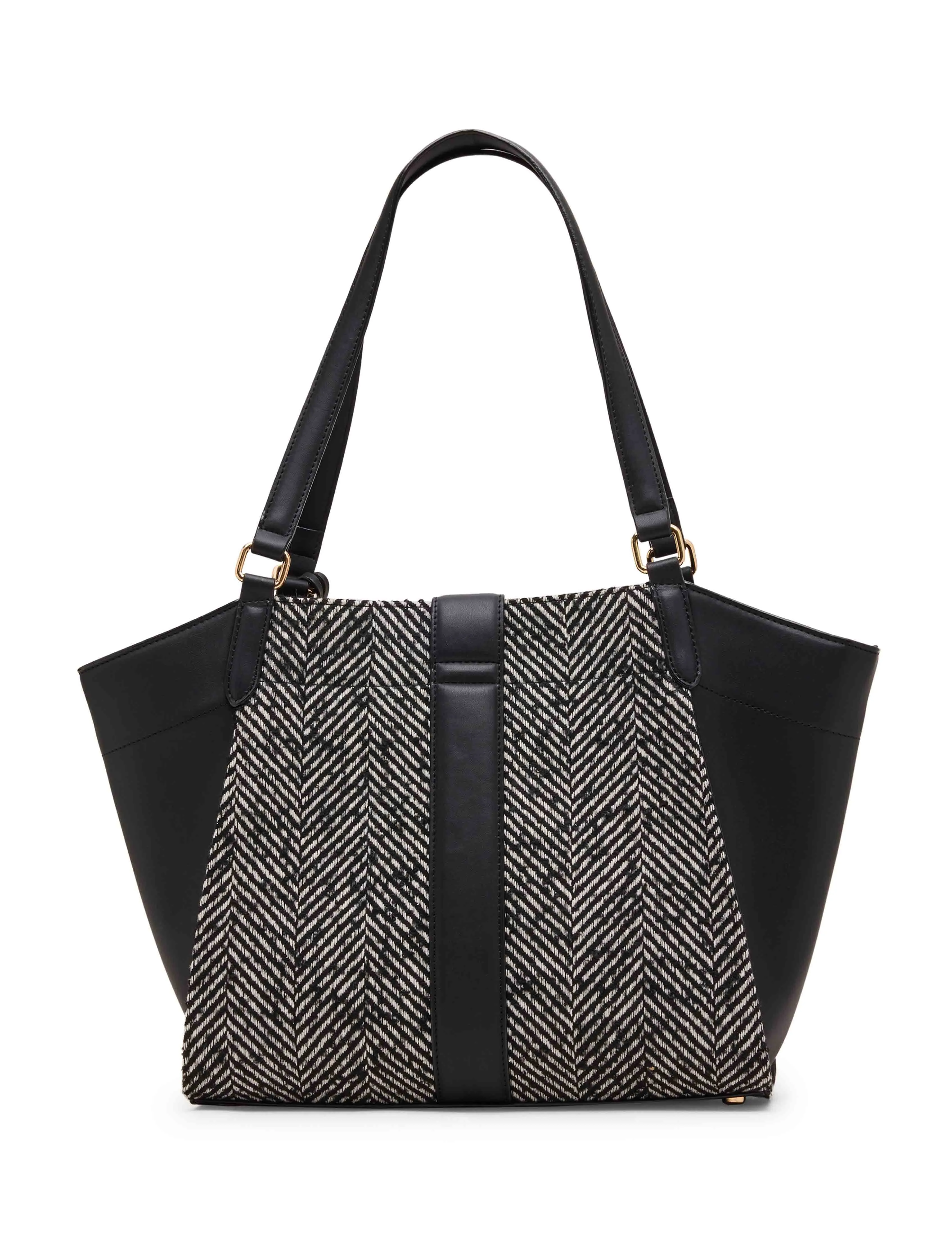 Medium Herringbone Tote with Convertible Strap sold by Anne Klein product image thumbnail 5