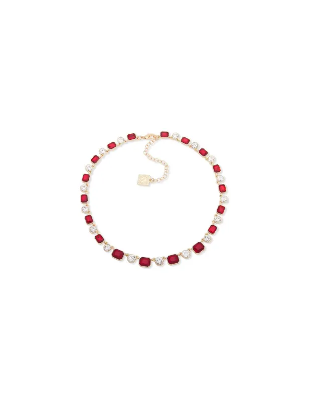 Bright Crystal Necklace - Siam sold by Anne Klein