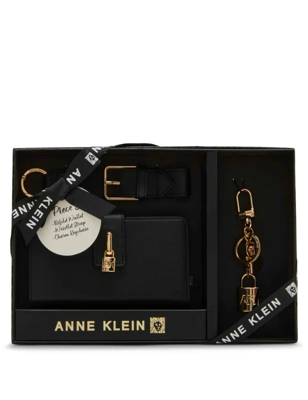 2 Piece Gift Set with Lock Wristlet and AK Bag Charm sold by Anne Klein