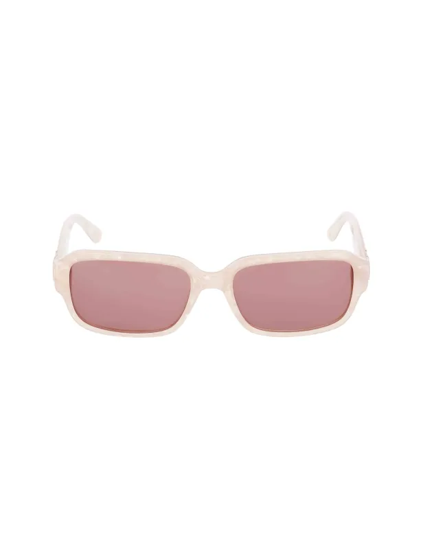 Narrow Rectangle Marbleized Sunglasses sold by Anne Klein