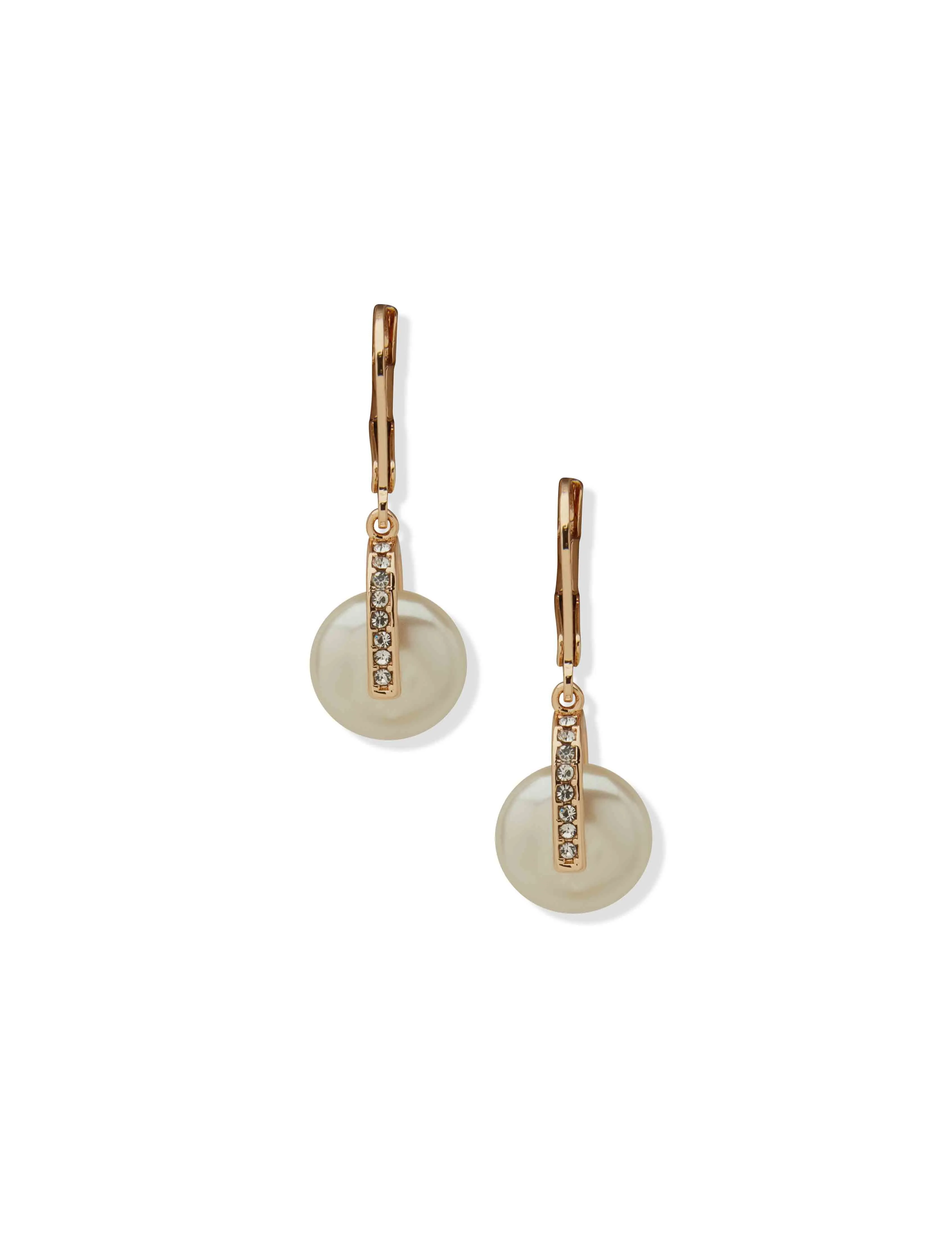 Pearl Drop Earrings sold by Anne Klein