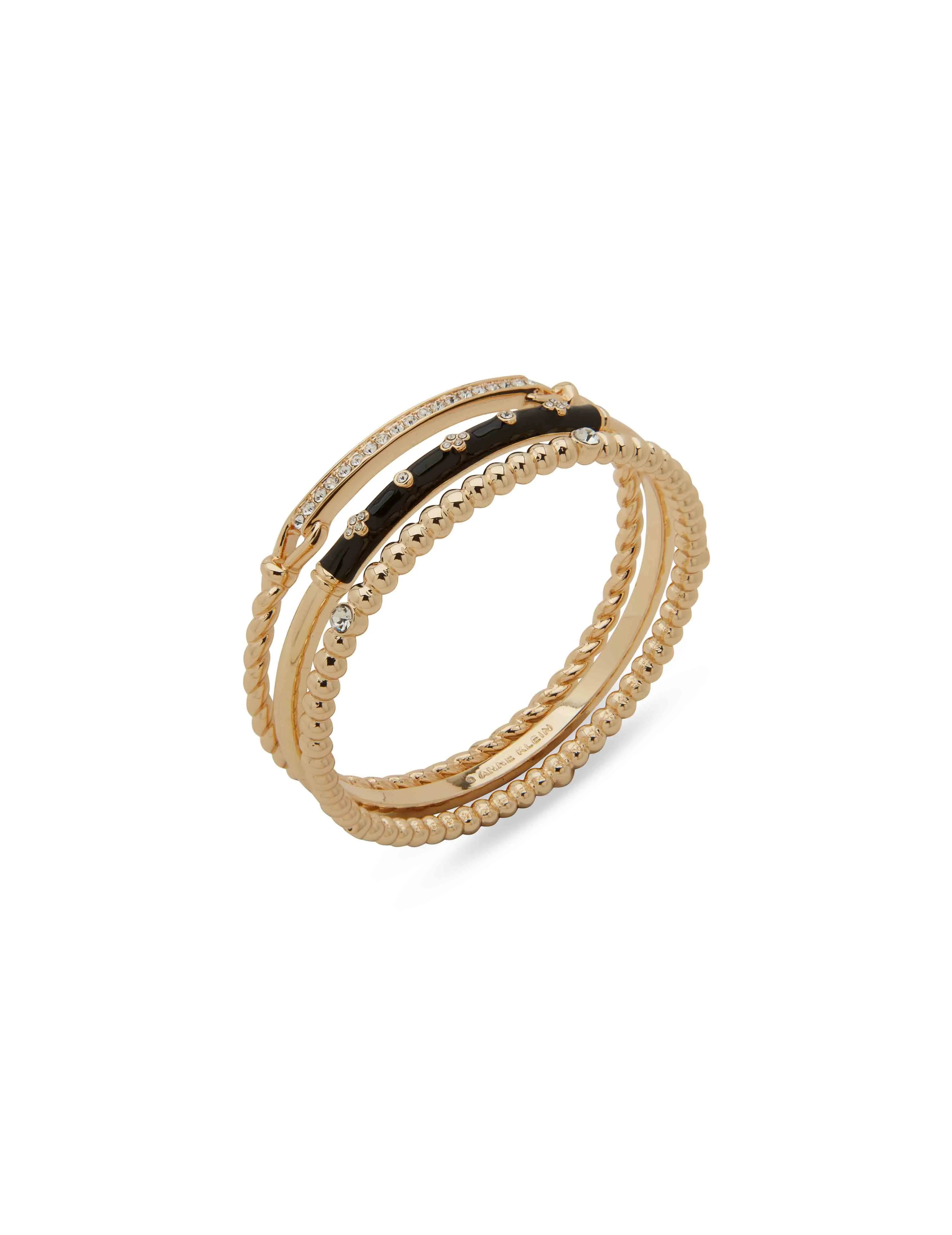 3 Piece Bangle Set sold by Anne Klein