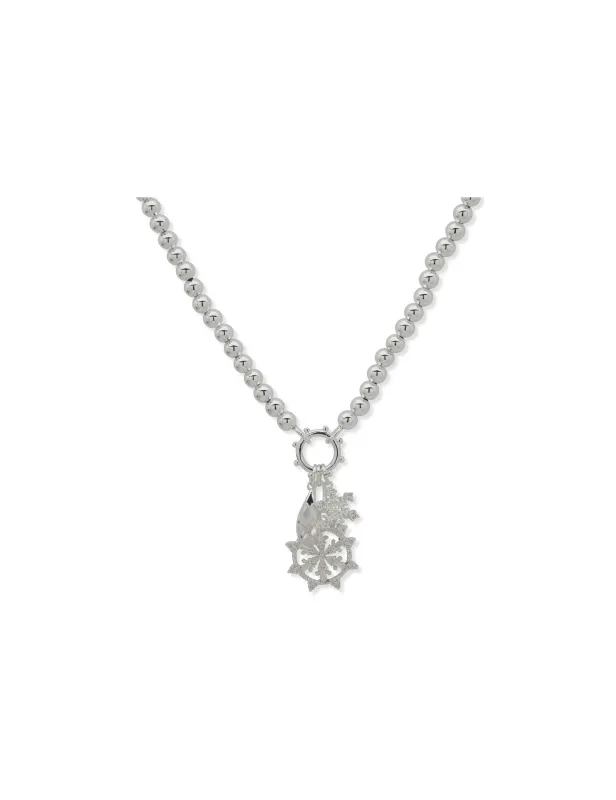 Snowflake Charms & Pendant Necklace sold by Anne Klein