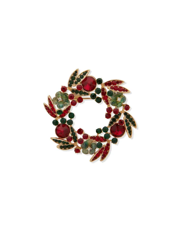 Holiday Wreath Pin sold by Anne Klein