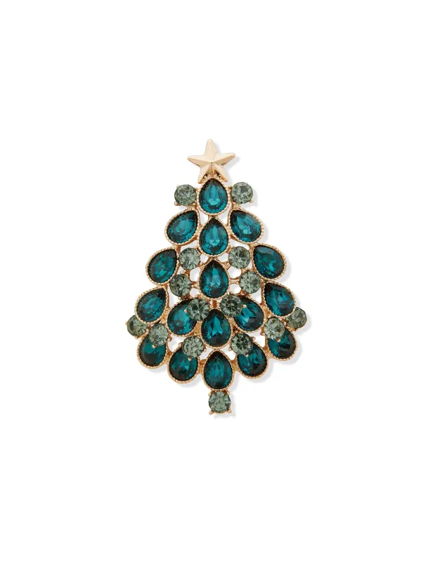 Green Christmas Tree Pin sold by Anne Klein