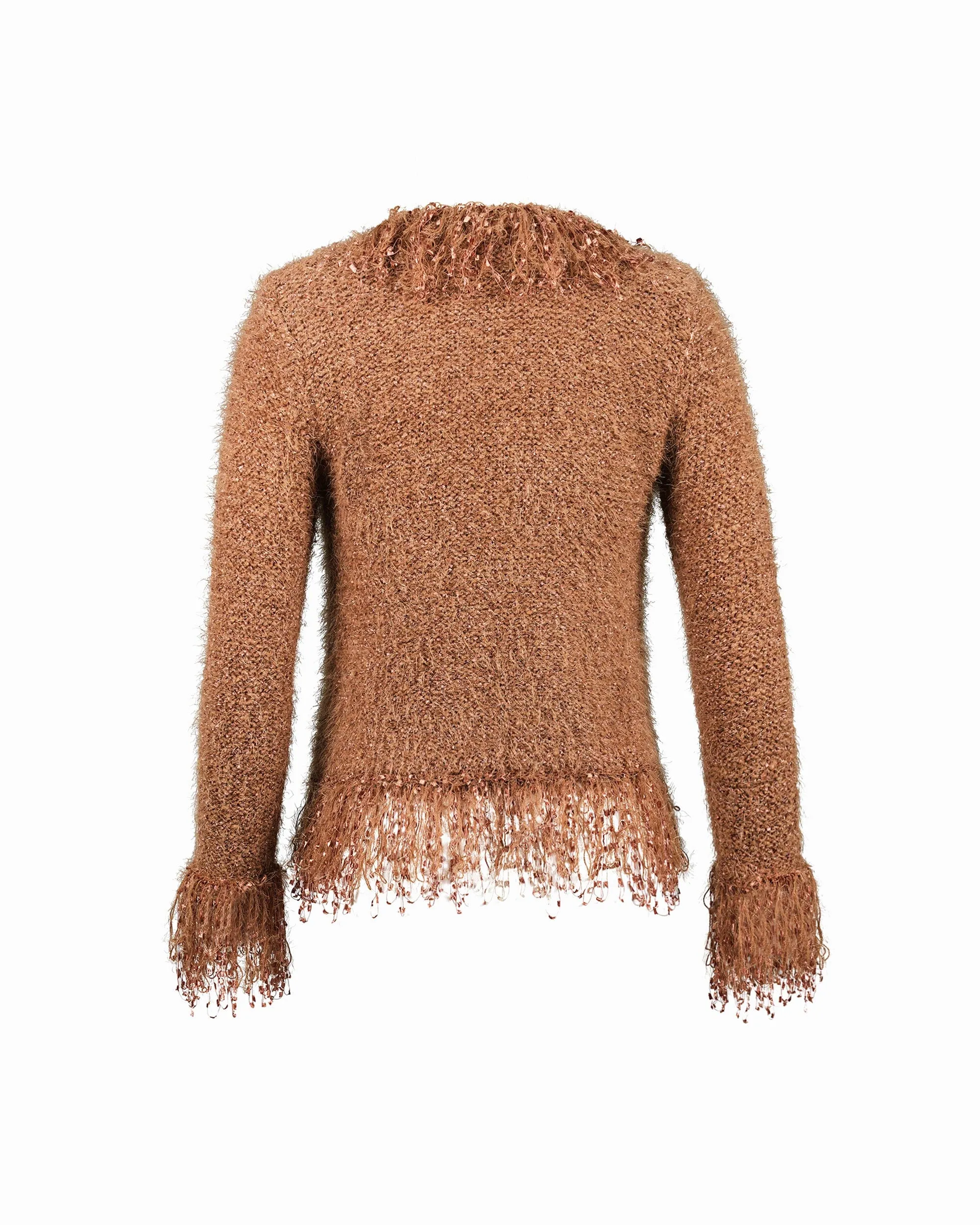 Novelty Fringe Cardigan sold by Anne Klein product image thumbnail 2