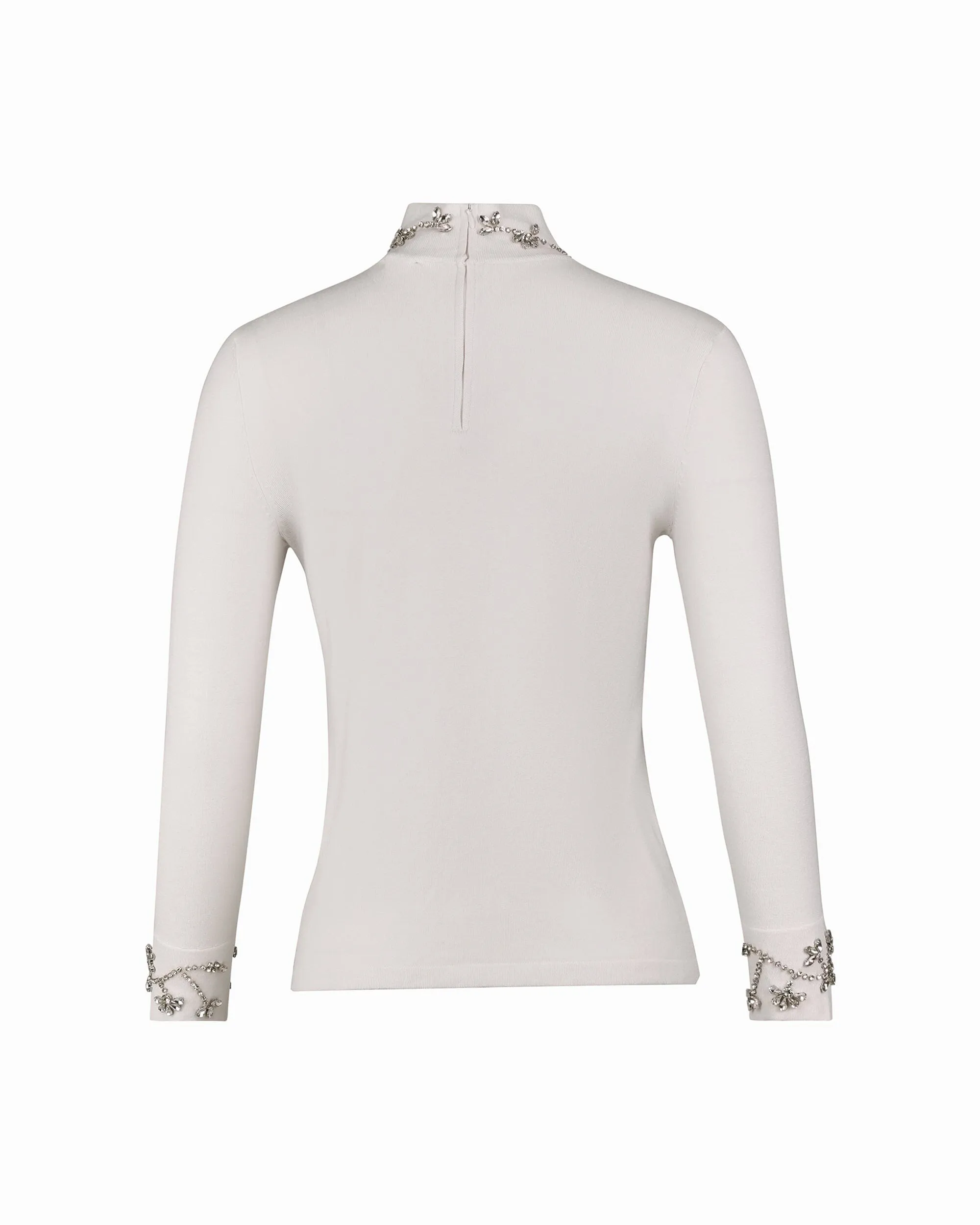 Embellished Mock Neck Sweater sold by Anne Klein product image thumbnail 2