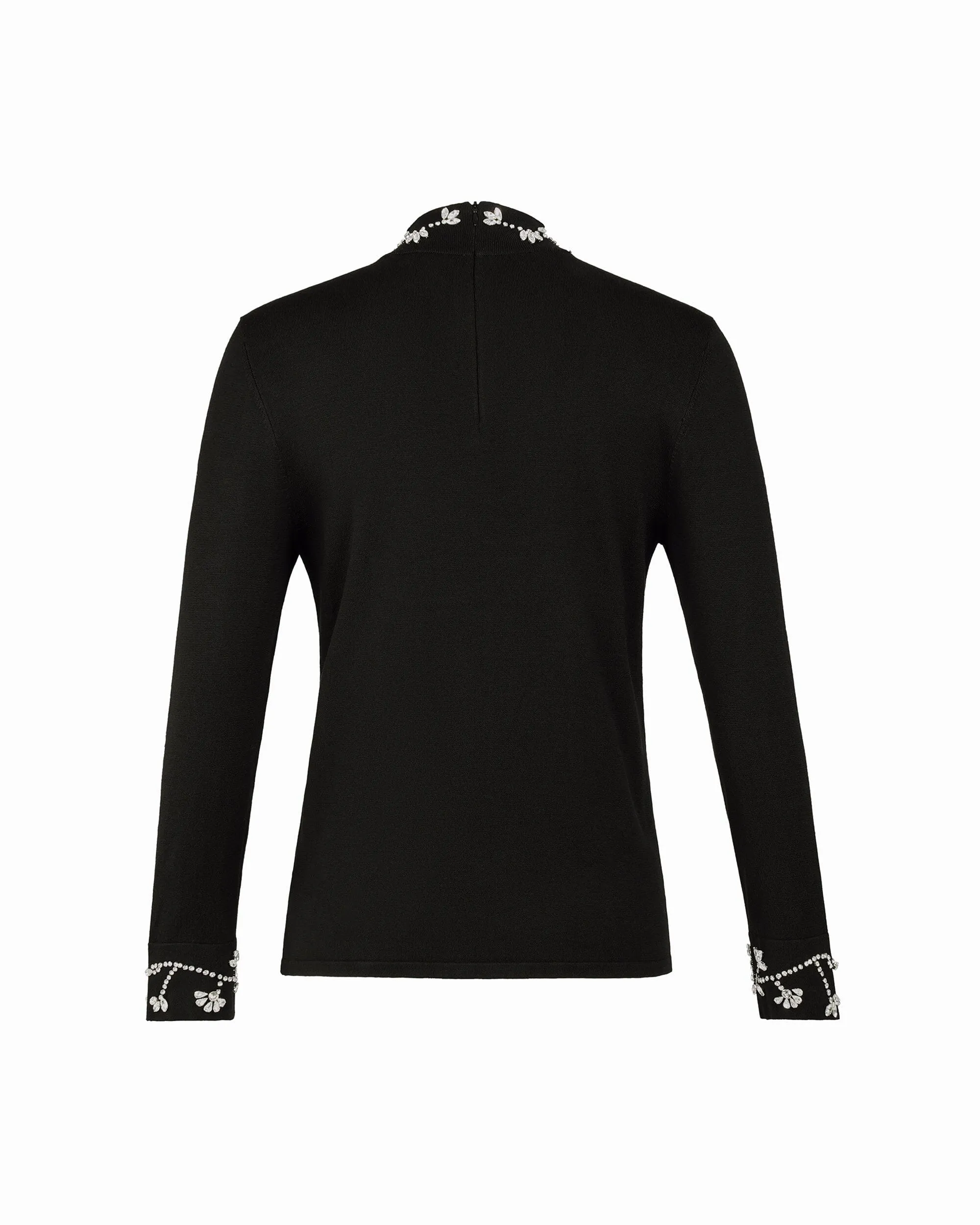 Embellished Mock Neck Sweater sold by Anne Klein product image thumbnail 2