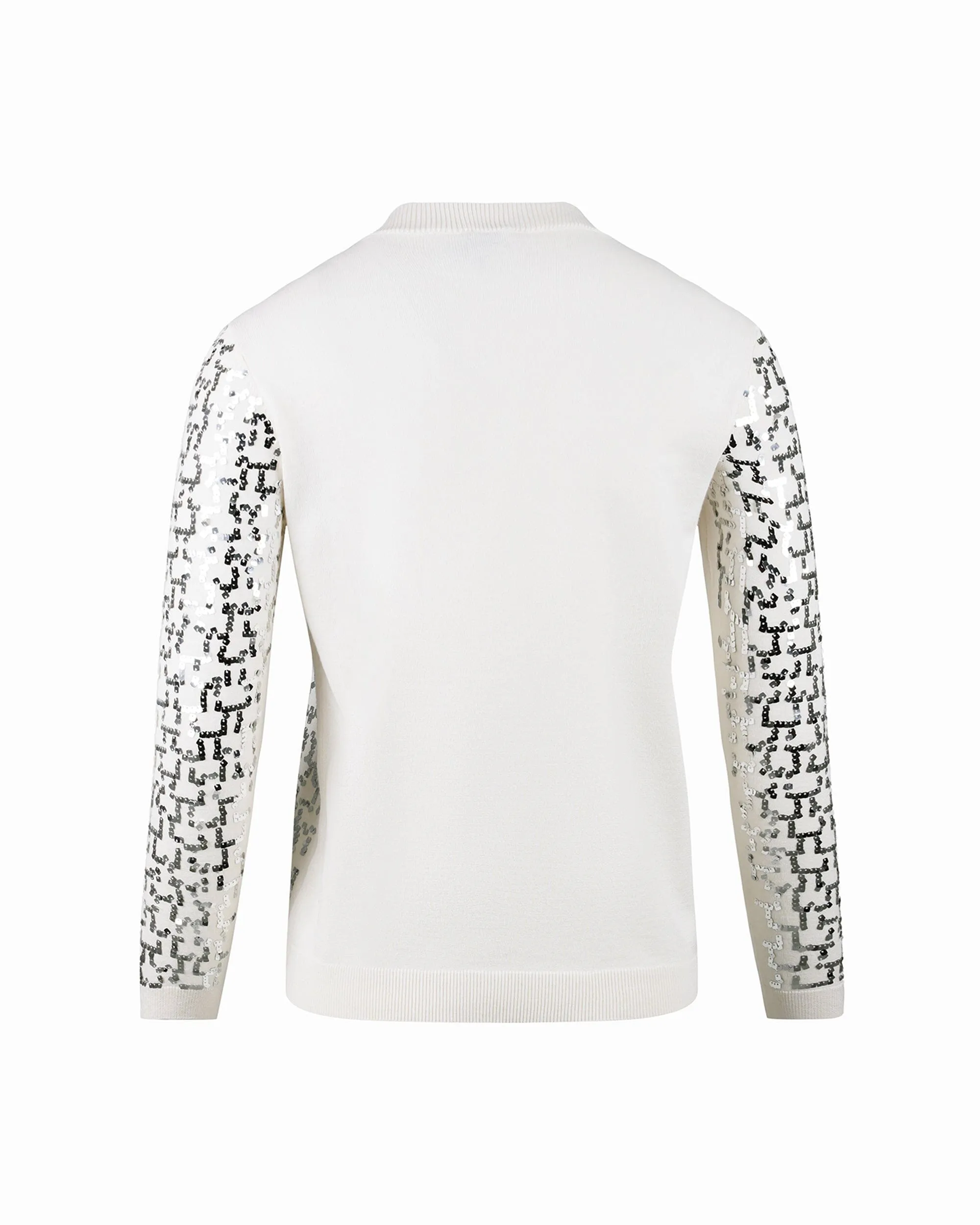 Sequined V Neck Top sold by Anne Klein product image thumbnail 2