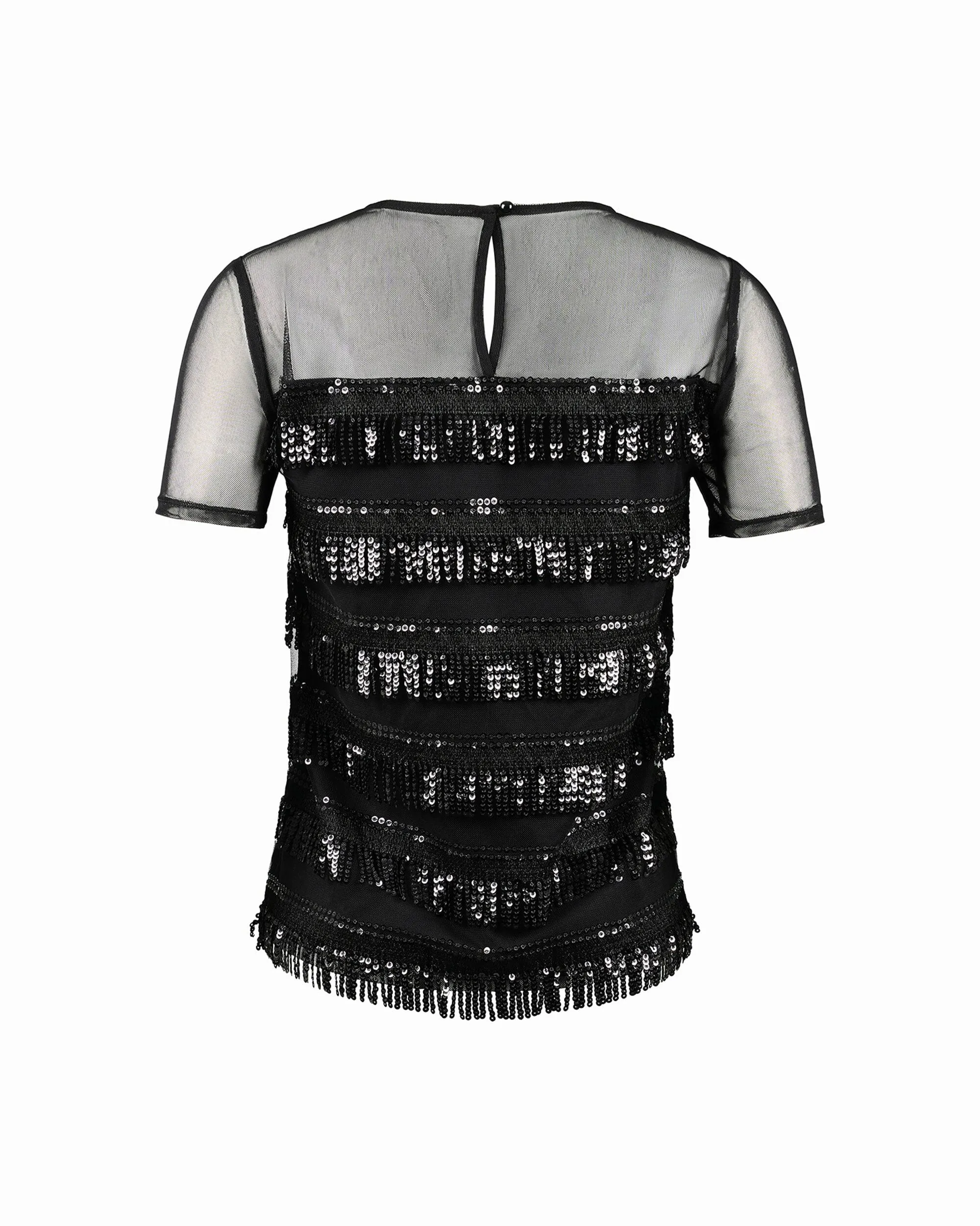 Short Sleeve Combo Yoke Blouse sold by Anne Klein product image thumbnail 2