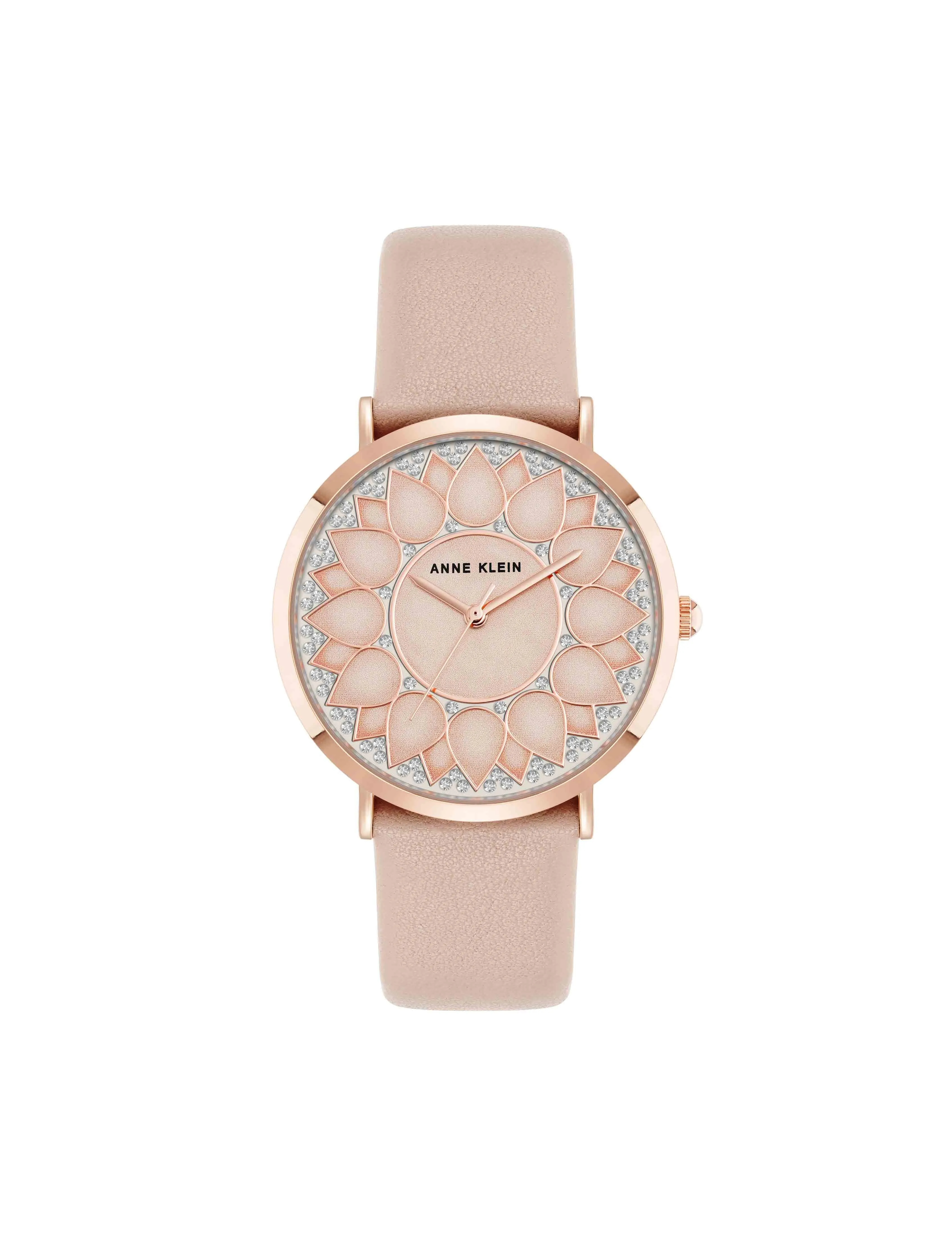 Patterned Dial Strap Watch sold by Anne Klein