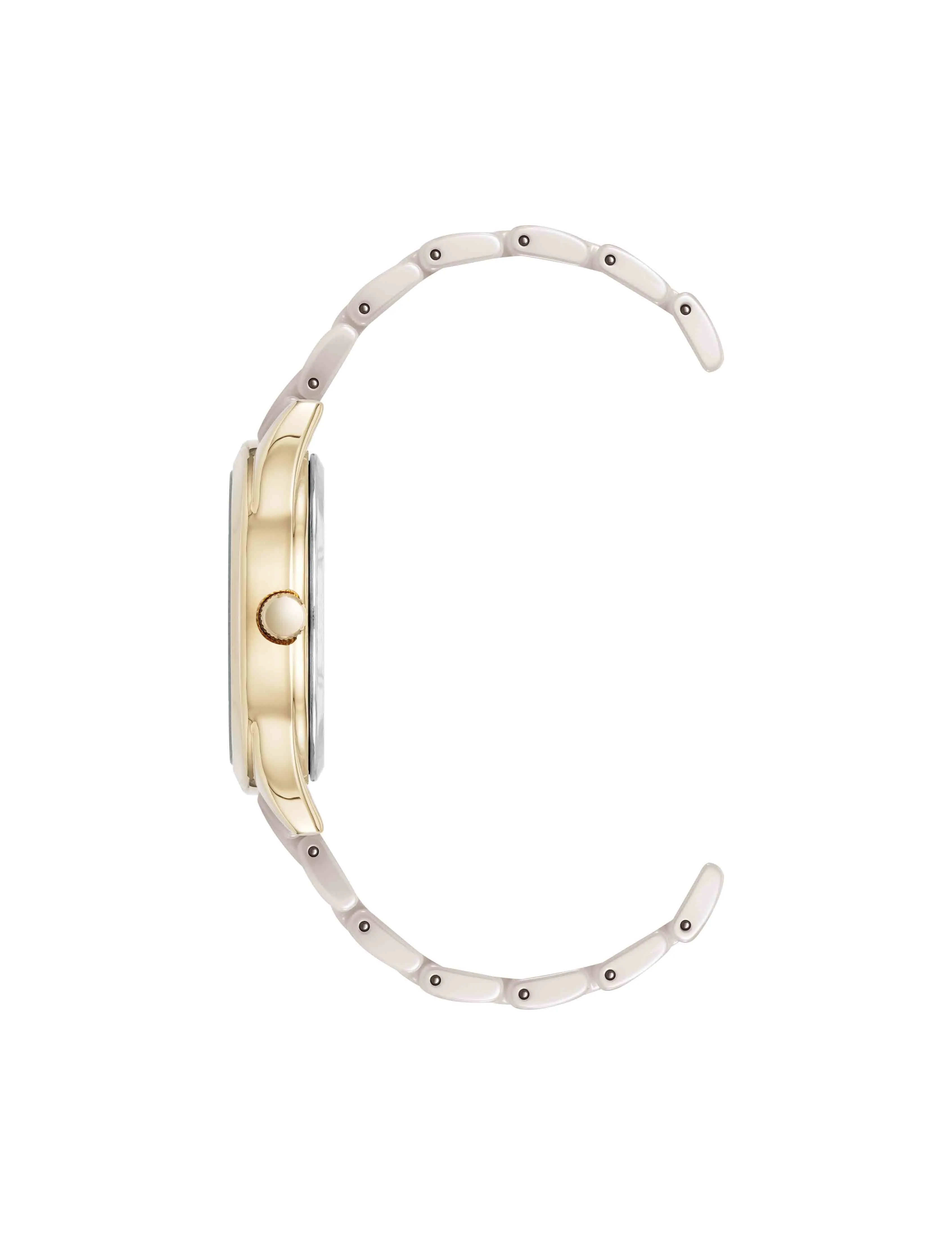 Oval Ceramic Diamond Dial Bracelet Watch sold by Anne Klein product image thumbnail 3