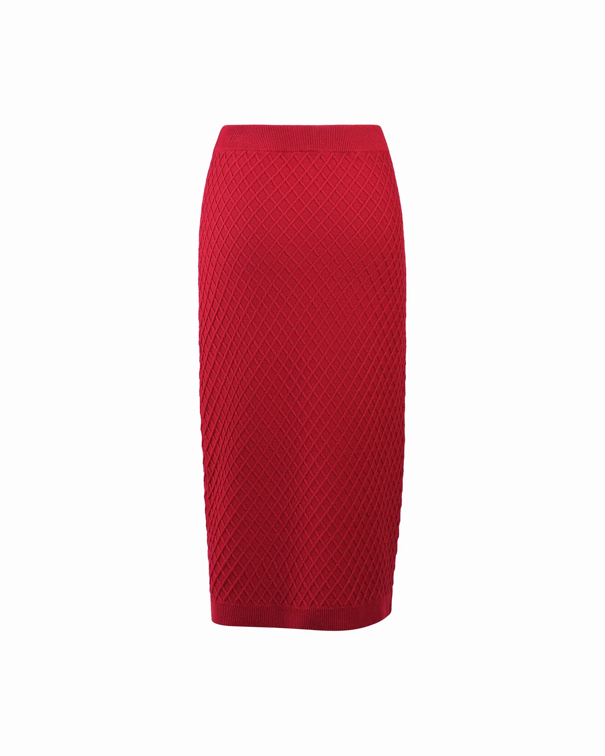 Diamond Stitch Sweater Skirt sold by Anne Klein product image thumbnail 2