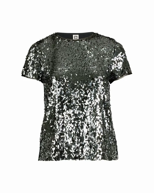 Short Sleeve Banded Tee sold by Anne Klein