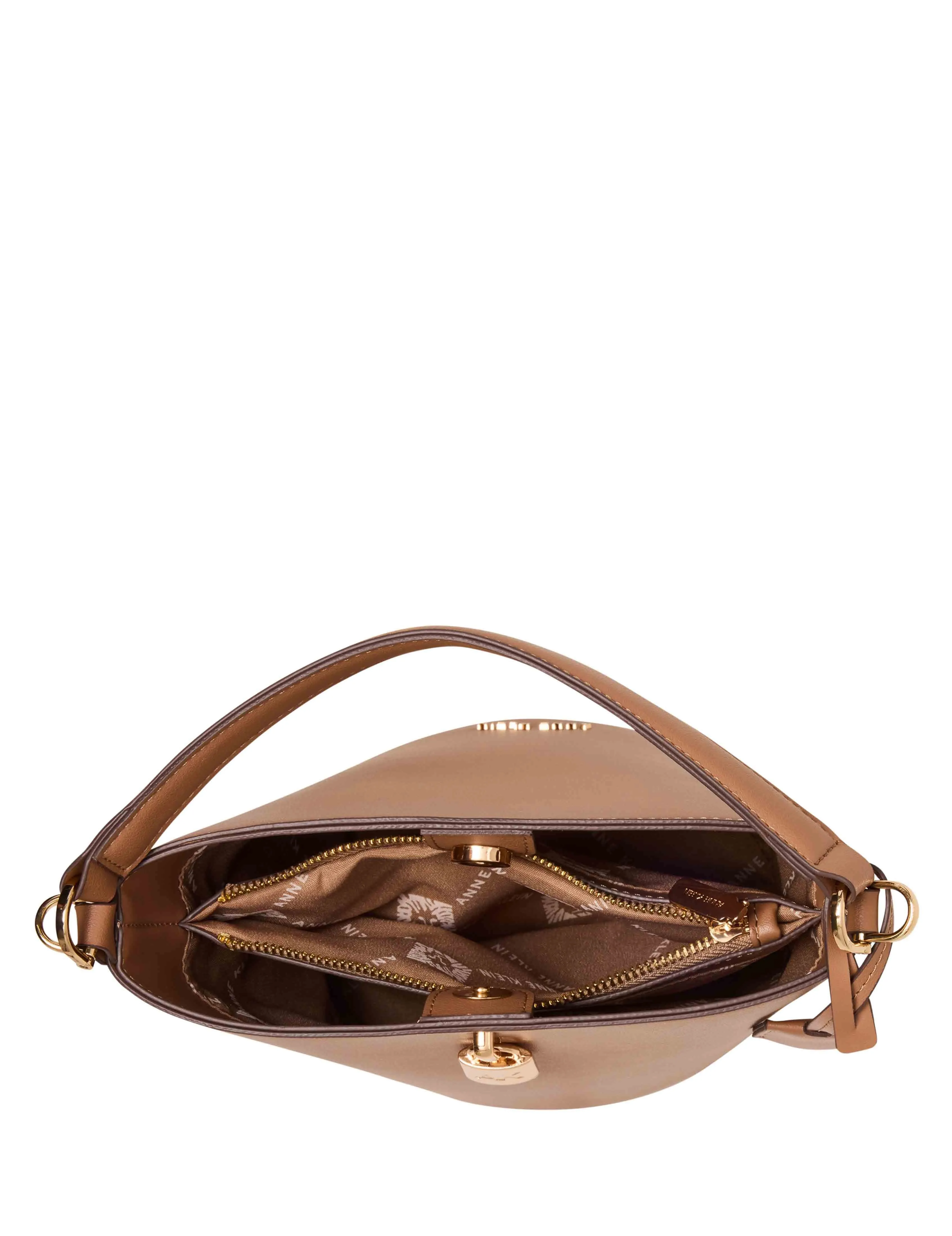 Small Lock Bucket with Convertible Strap sold by Anne Klein product image thumbnail 5