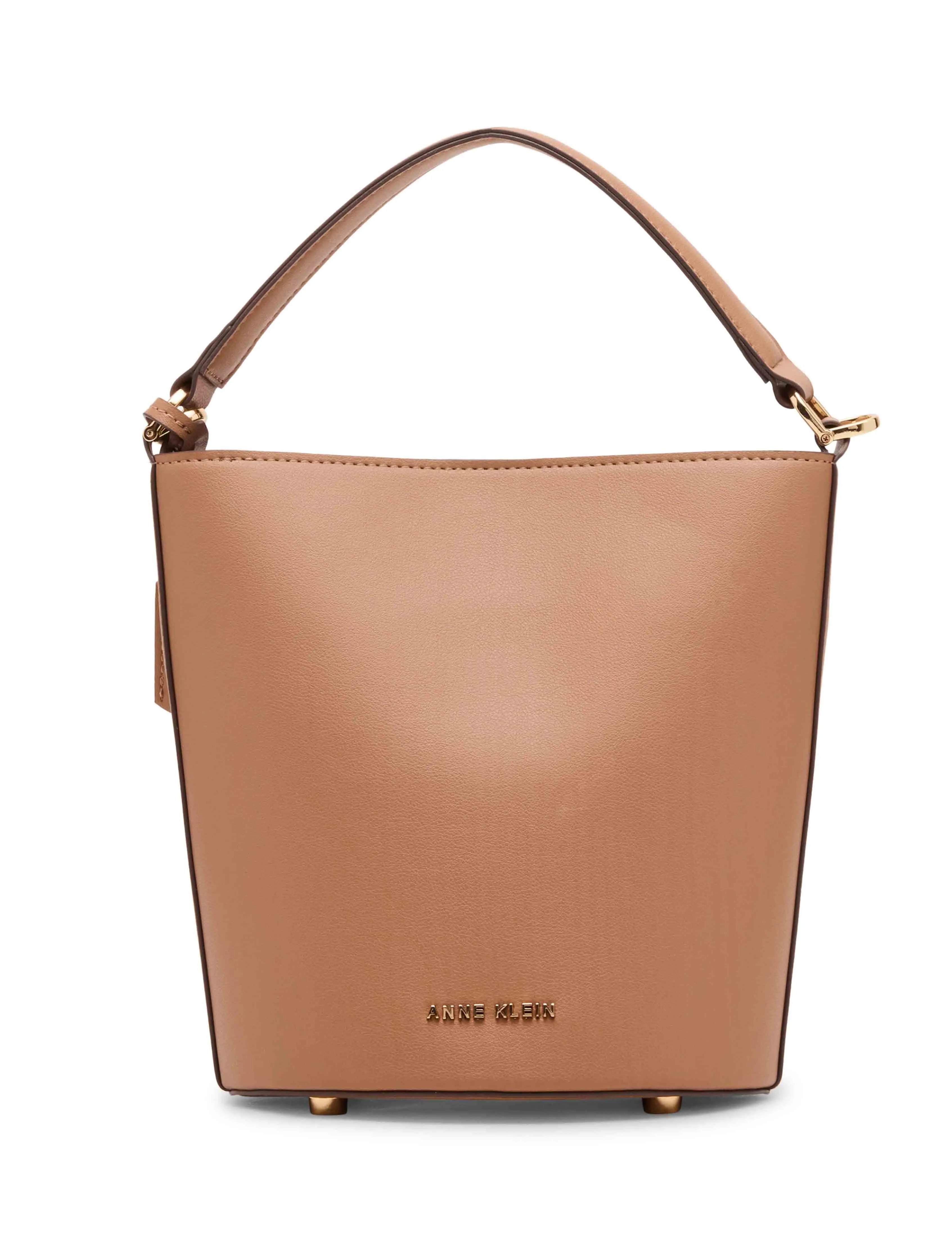 Small Lock Bucket with Convertible Strap sold by Anne Klein product image thumbnail 3