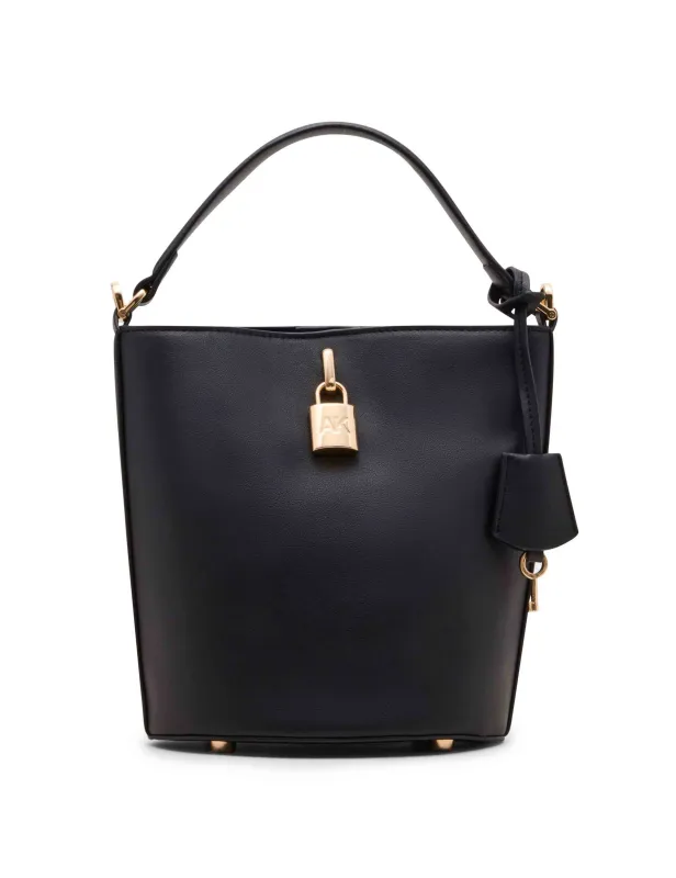 Small Lock Bucket with Convertible Strap made by Anne Klein