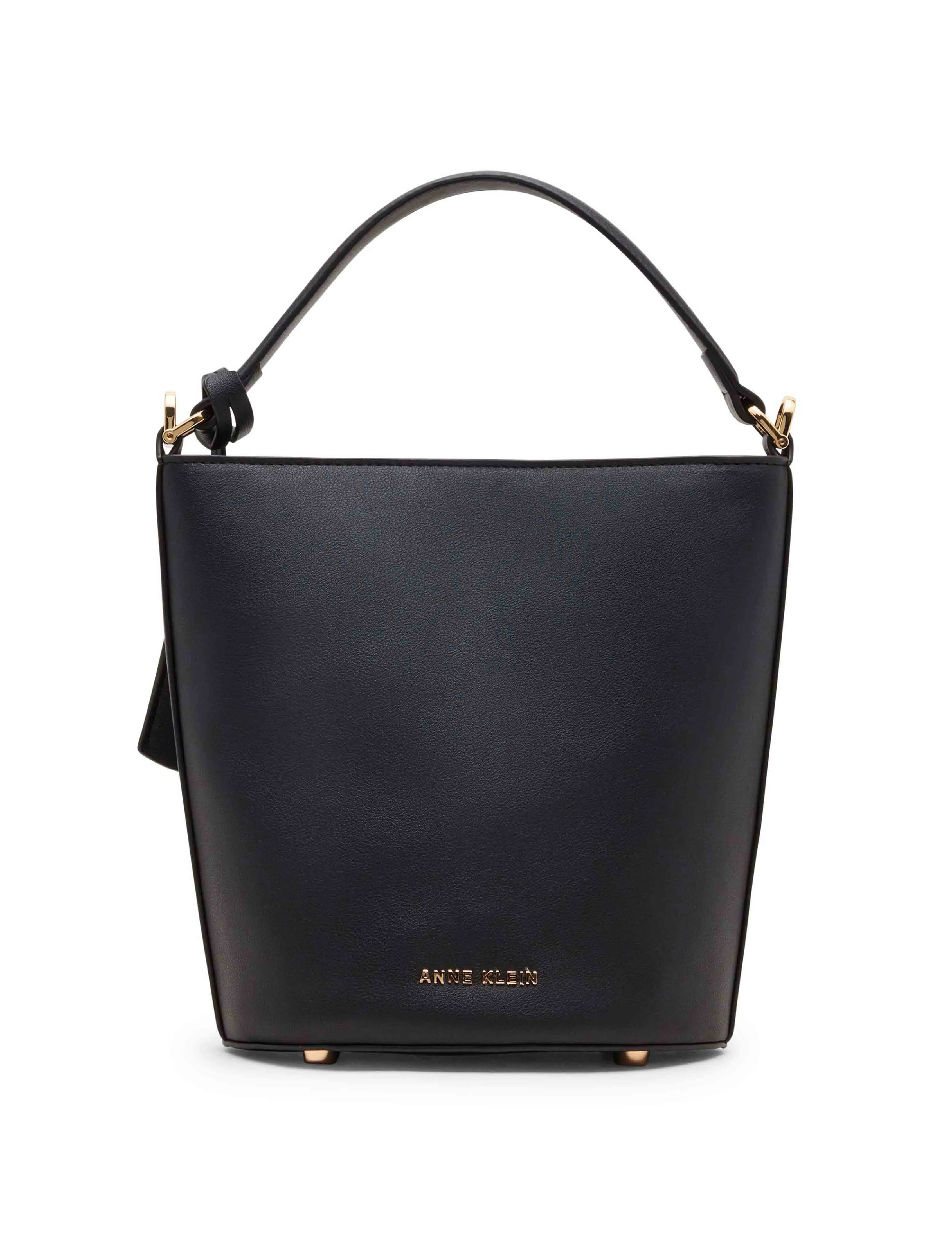 Small Lock Bucket with Convertible Strap sold by Anne Klein product image thumbnail 3