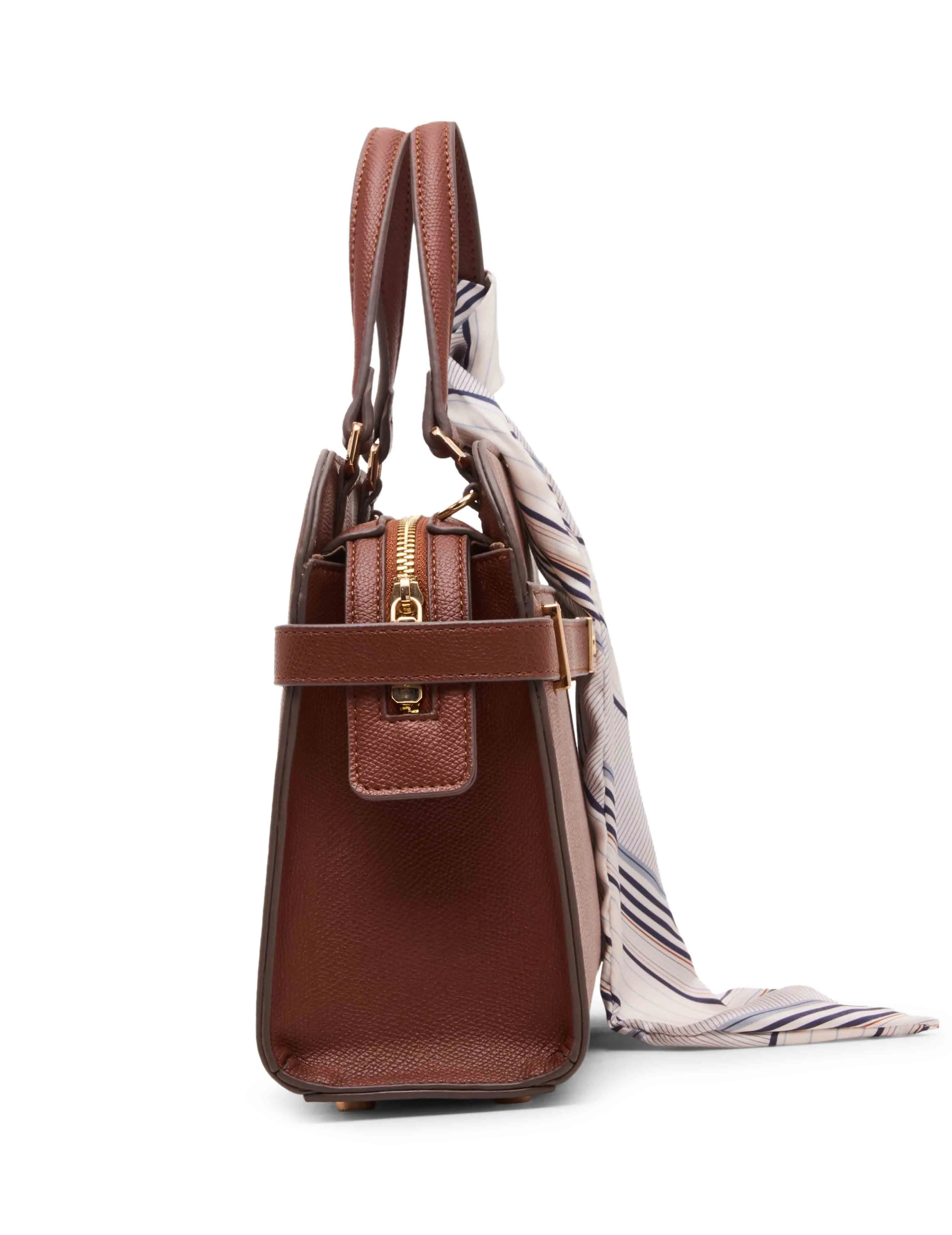 Medium Belted Satchel with Convertible Strap sold by Anne Klein product image thumbnail 2